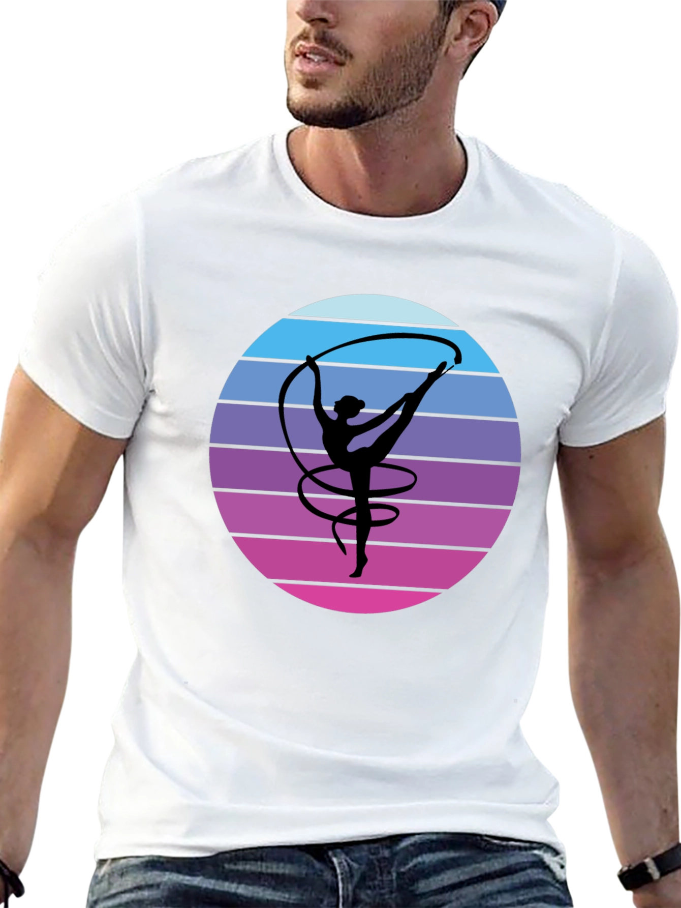 Rhythmic Gymnastics T-Shirt - Retro Design