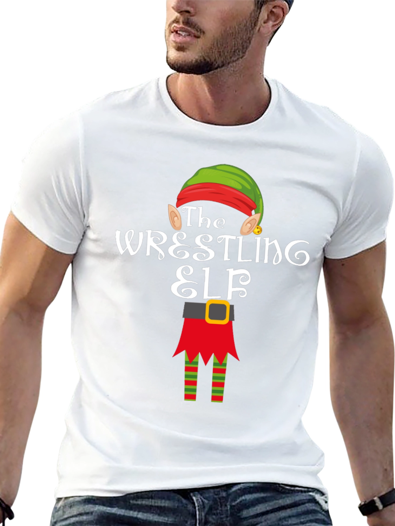 The Wrestling Elf T-Shirt - Holiday Fun
