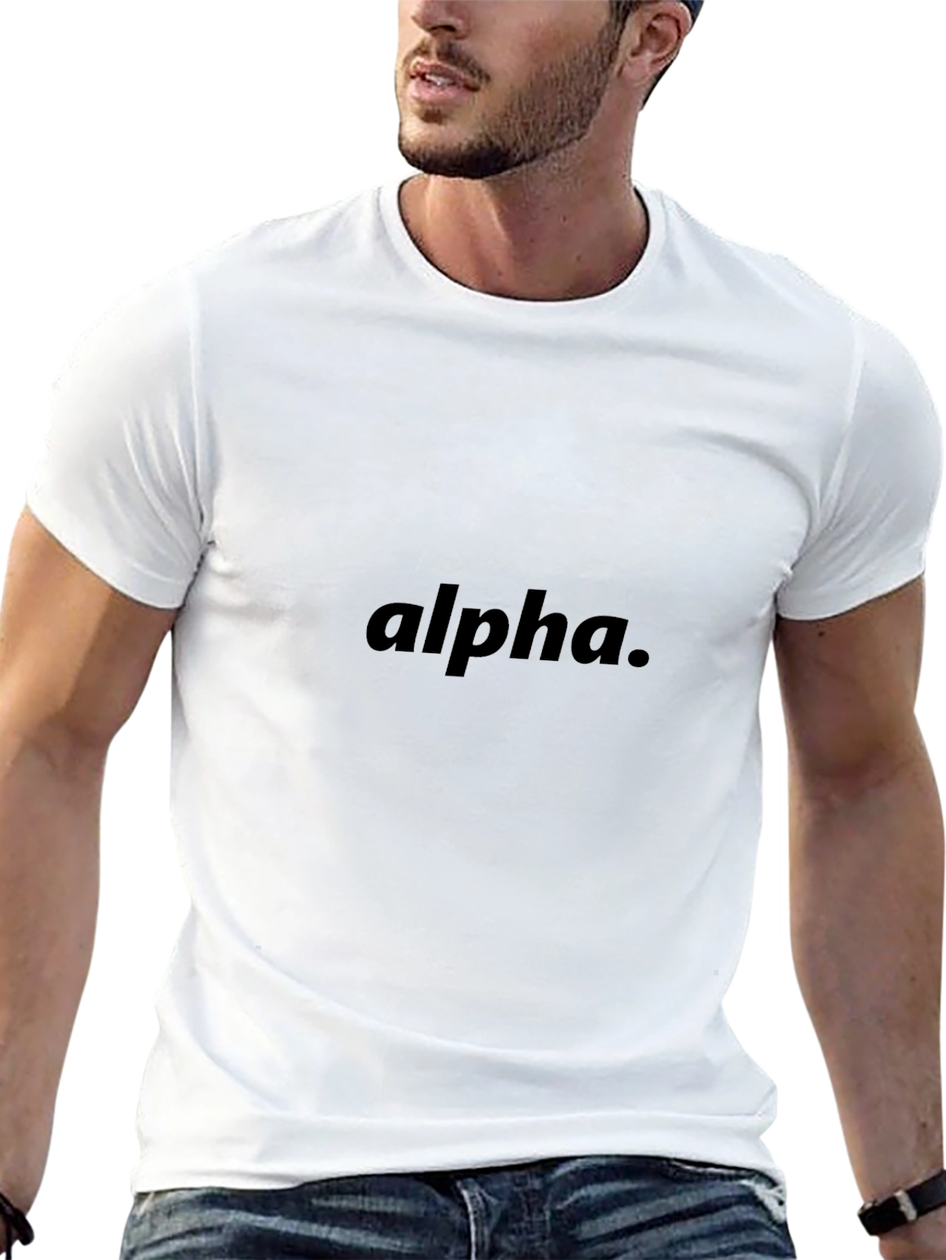 Alpha Graphic Black T-Shirt
