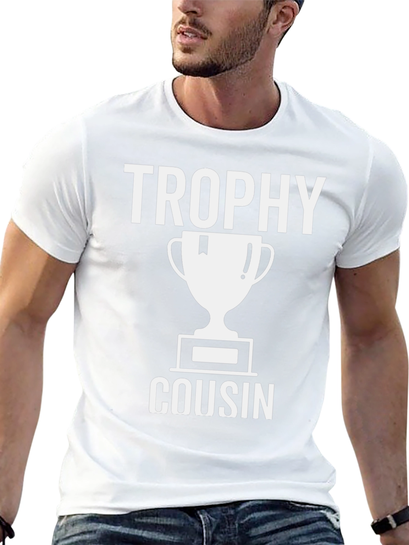 Trophy Cousin Graphic T-Shirt - Black