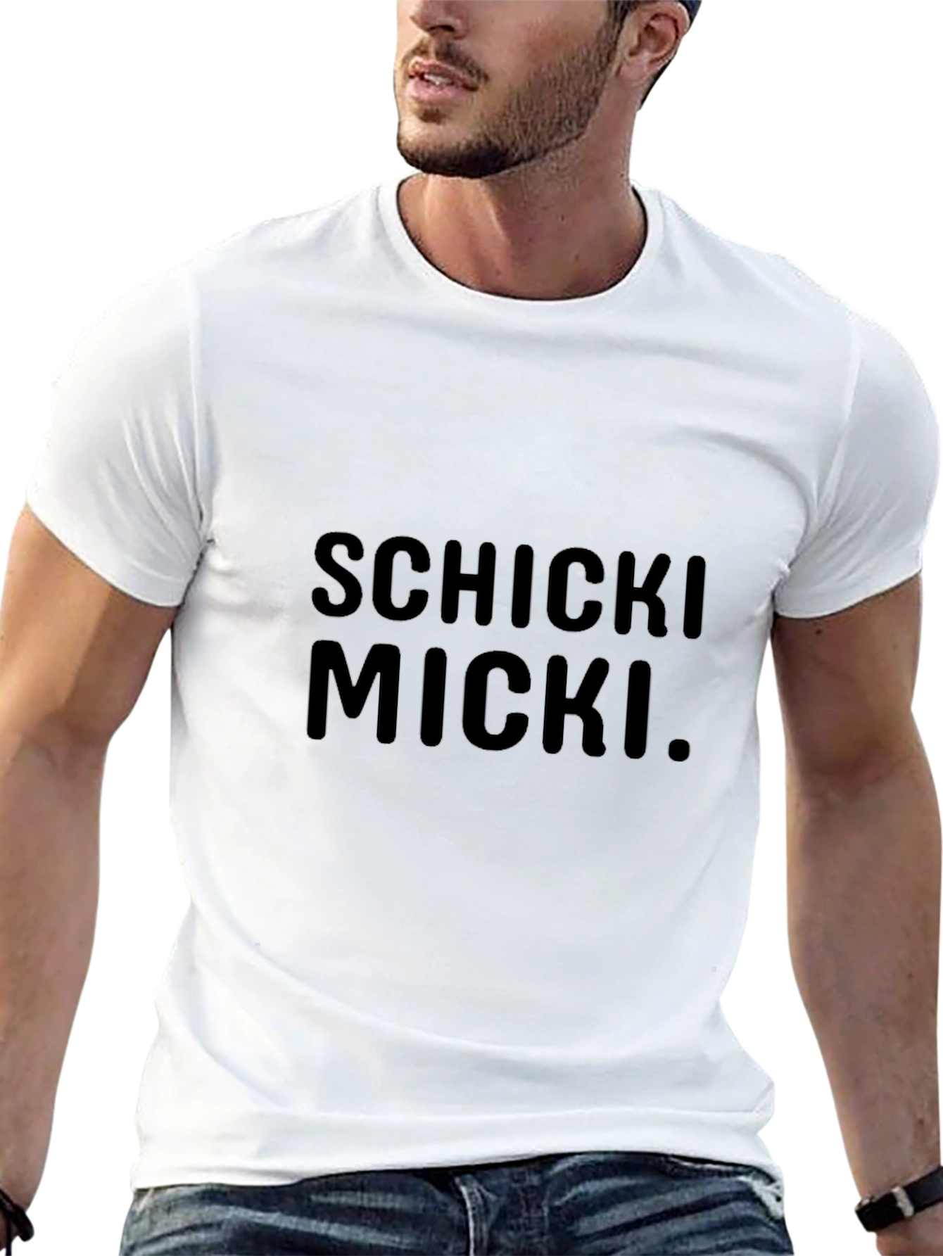 Schicki Micki Graphic Tee - Stylish Black T-Shirt