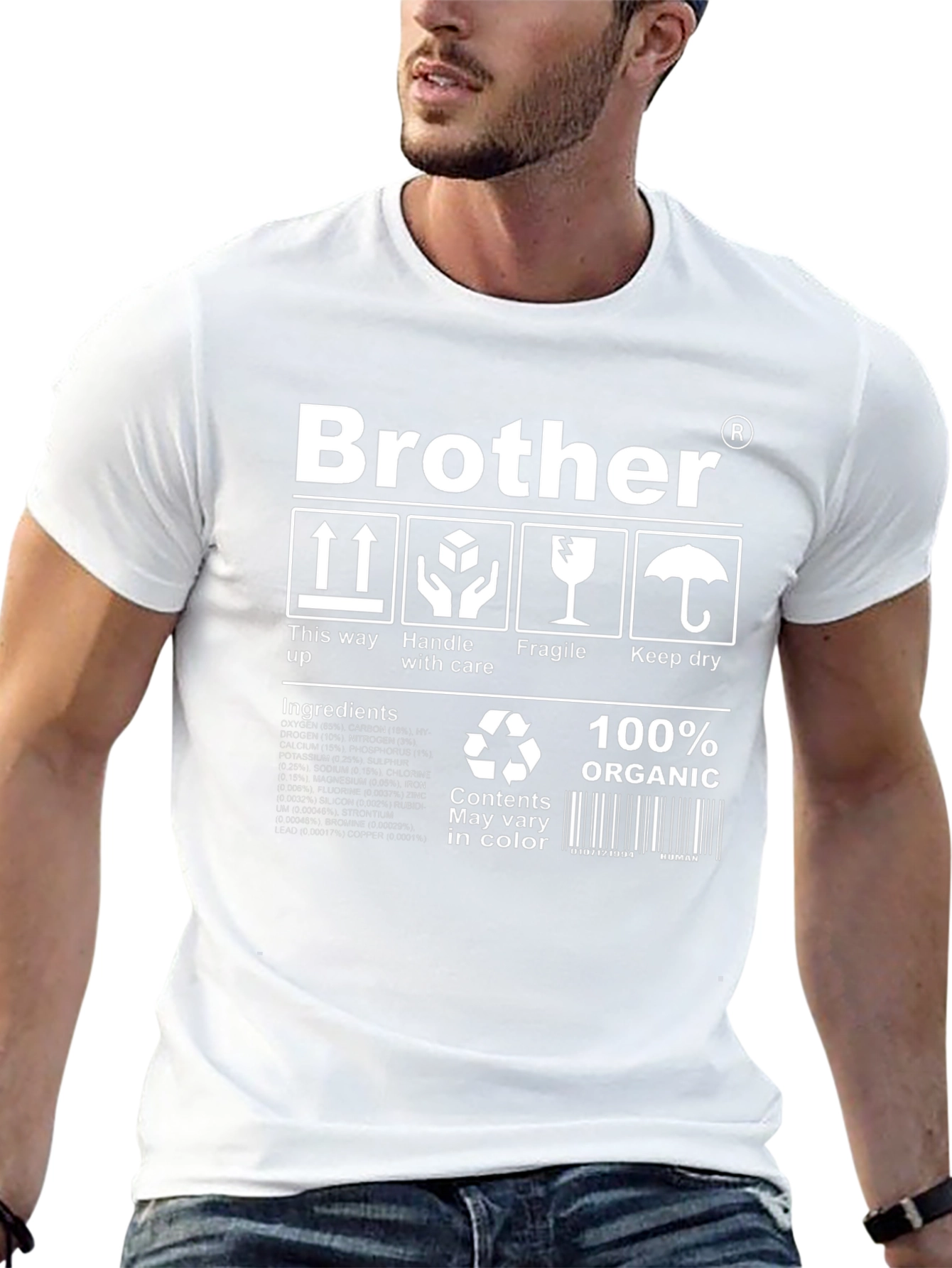 Brother Organic T-Shirt: Handle with Care