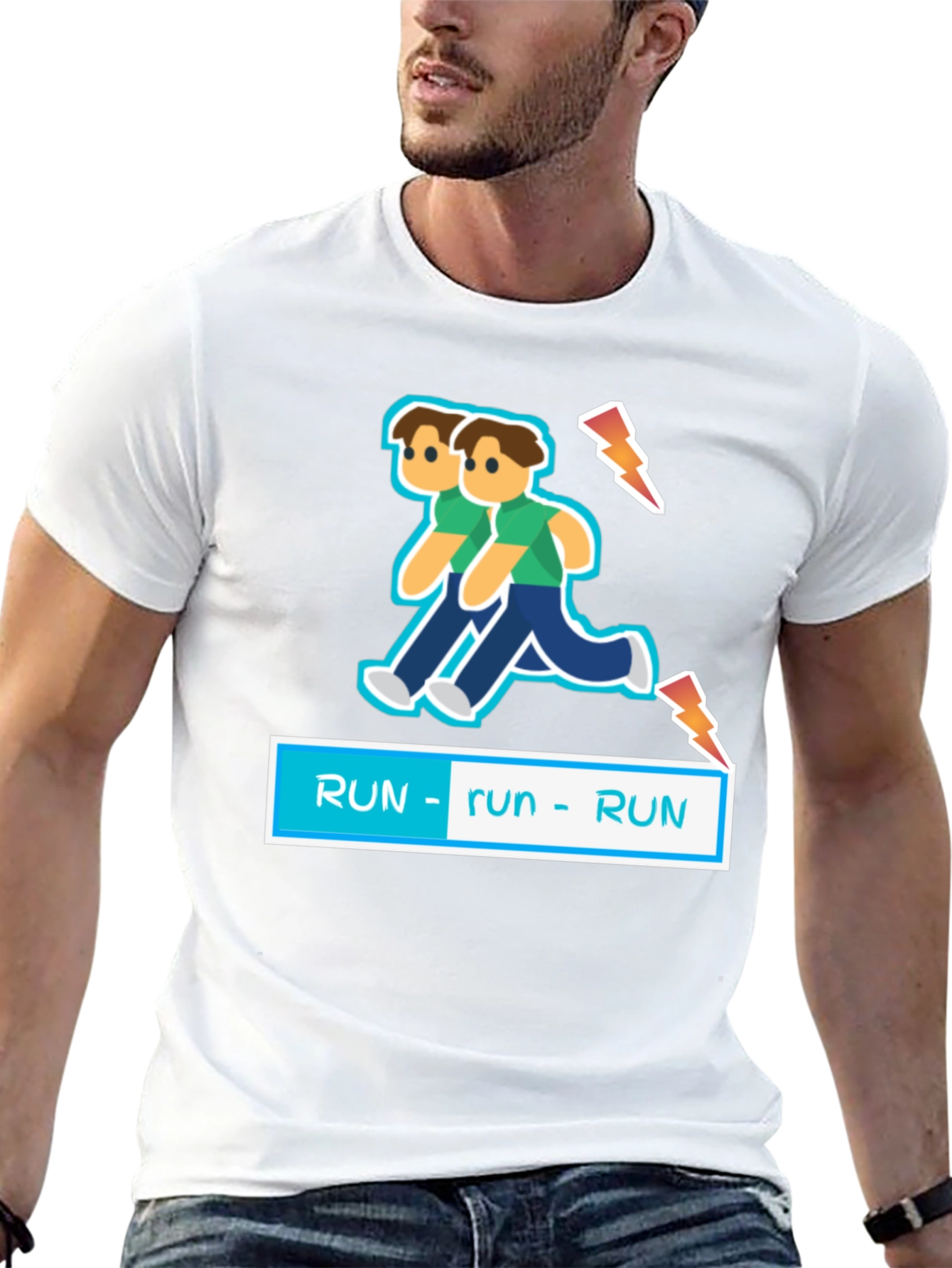 Run! Novelty Graphic Tee
