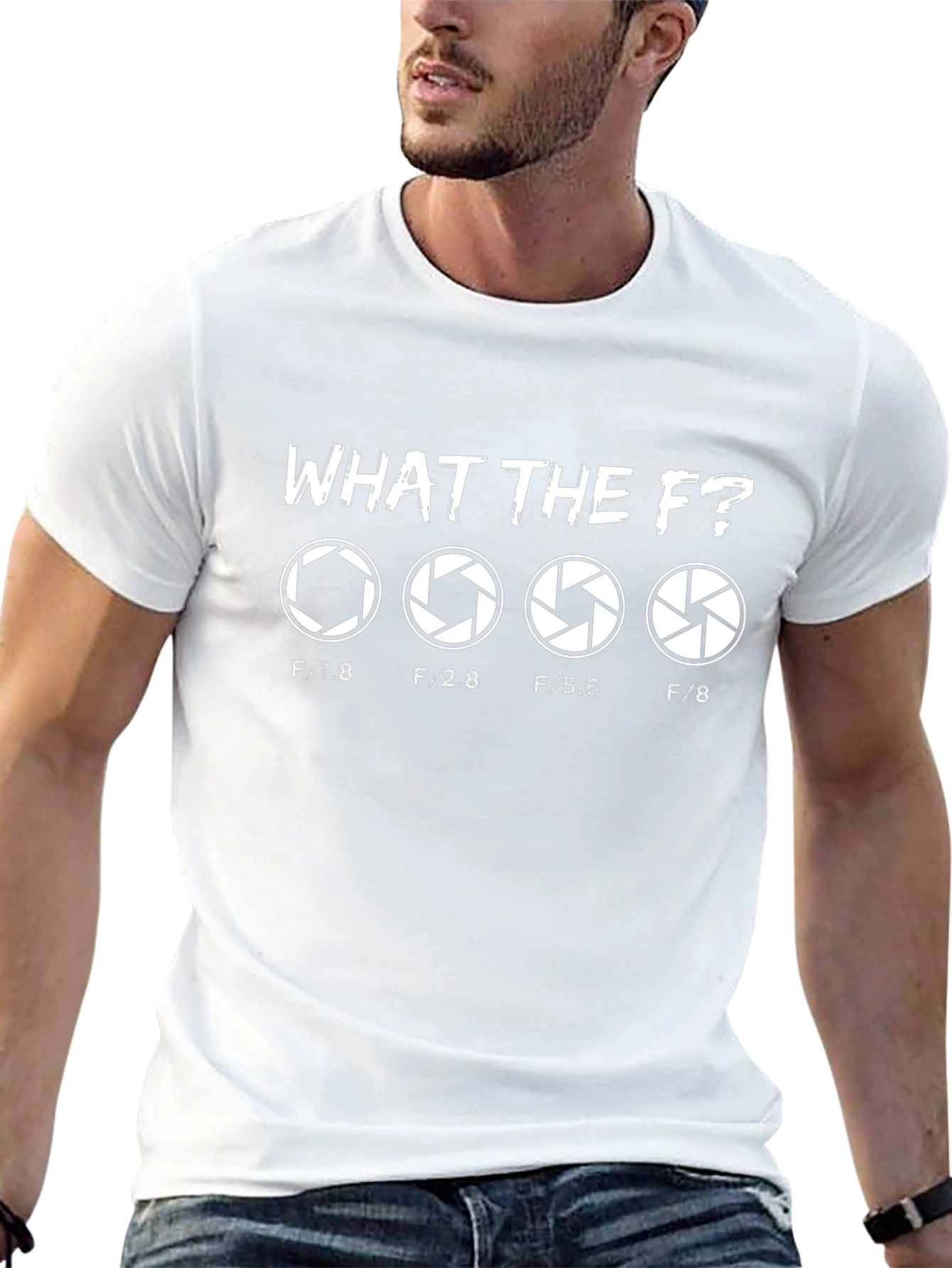 Photography Aperture T-Shirt - What the F?
