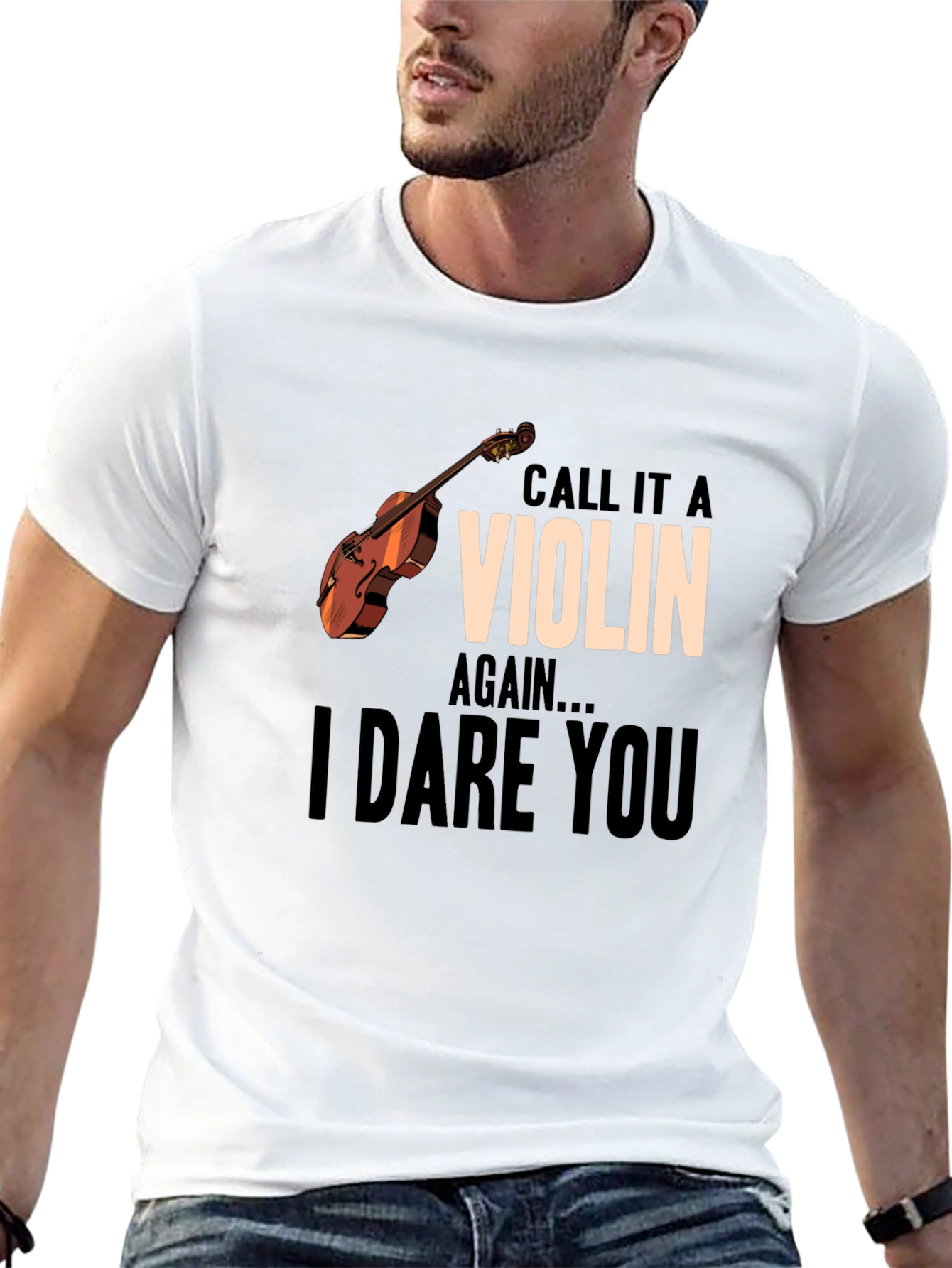 Call It A Violin Again Funny Music T-Shirt
