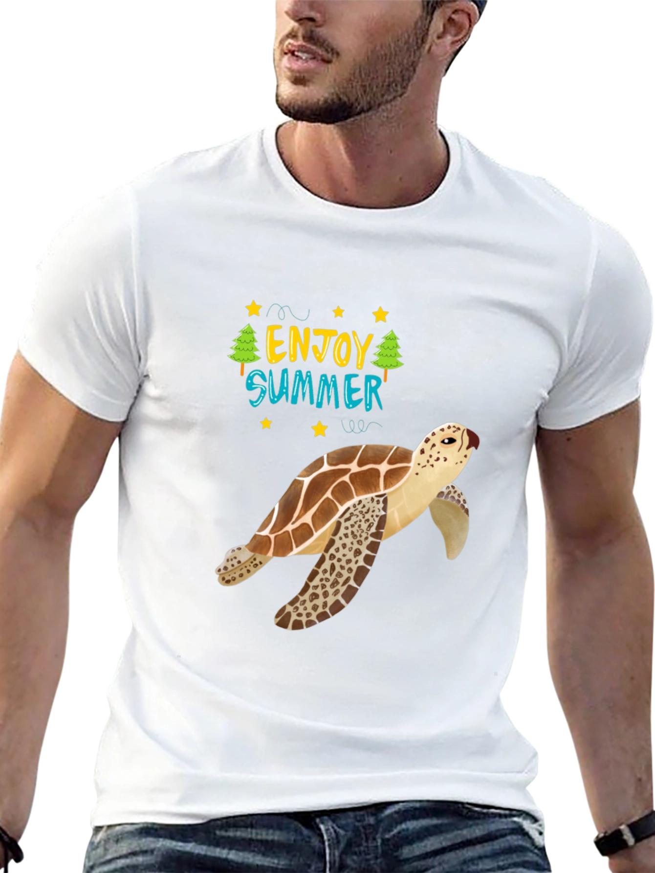 Enjoy Summer Sea Turtle Graphic Tee