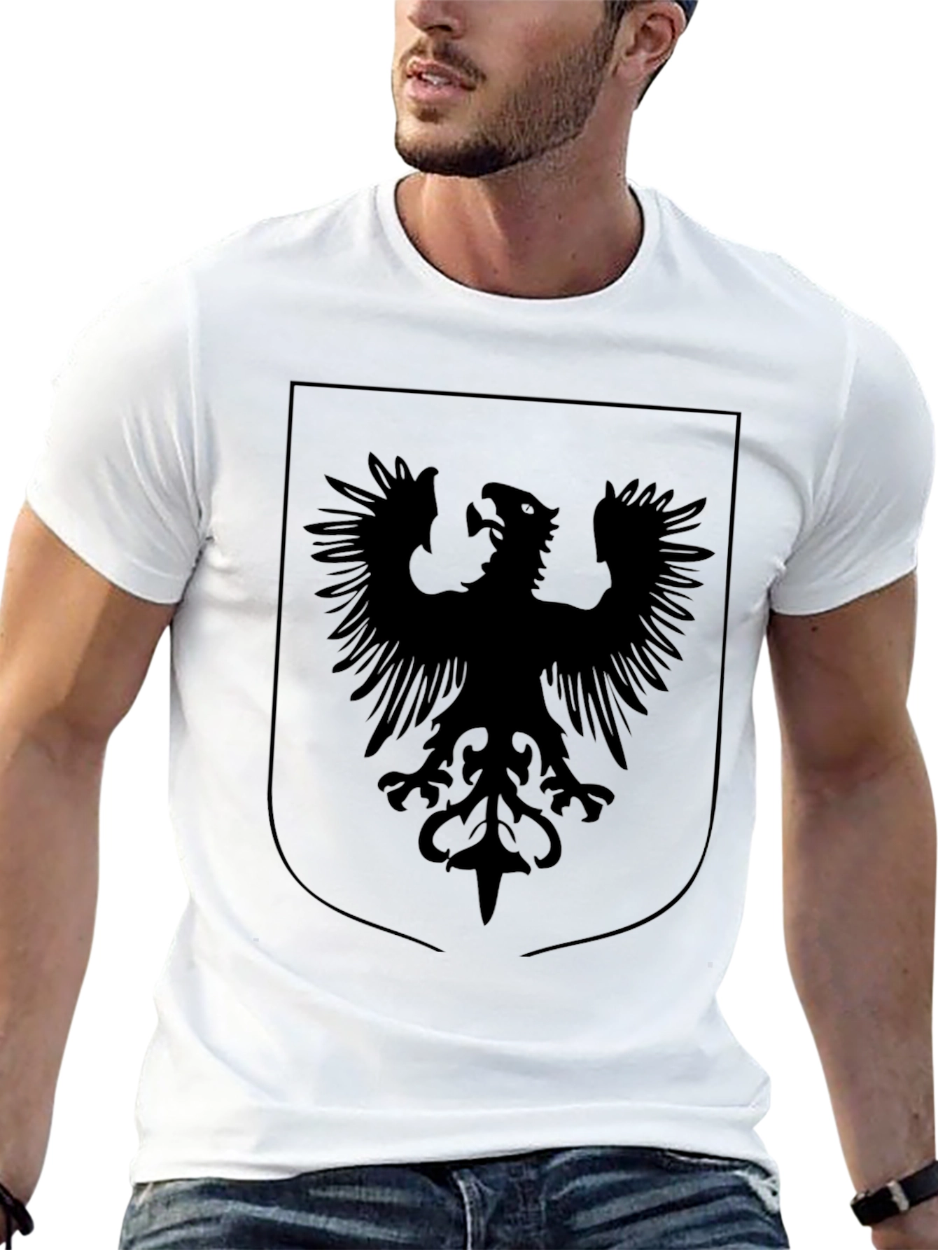 Black Eagle Shield Graphic Tee
