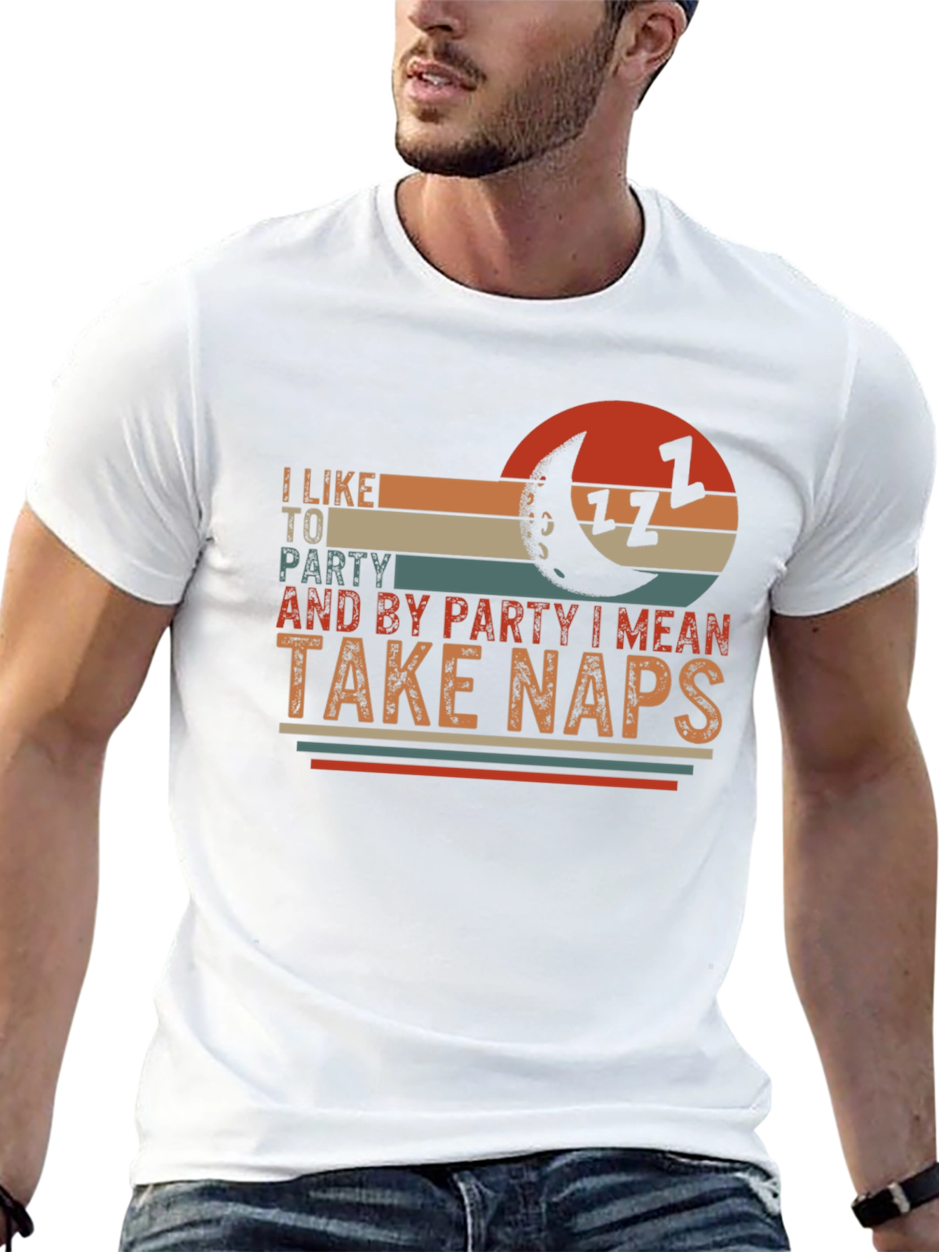 I Like to Party Take Naps Graphic T-Shirt