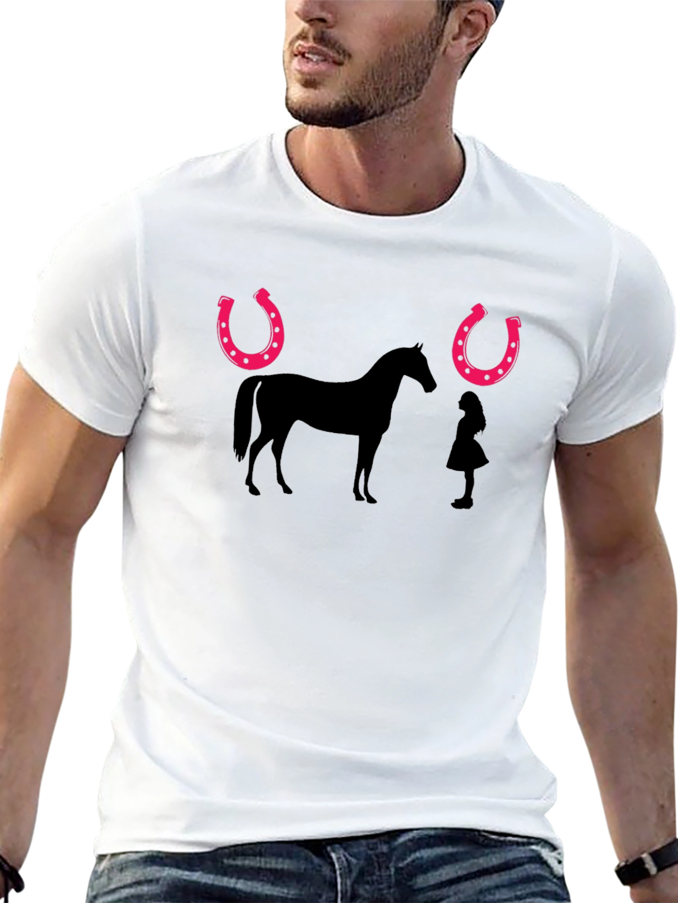 Horse and Girl Graphic Tee