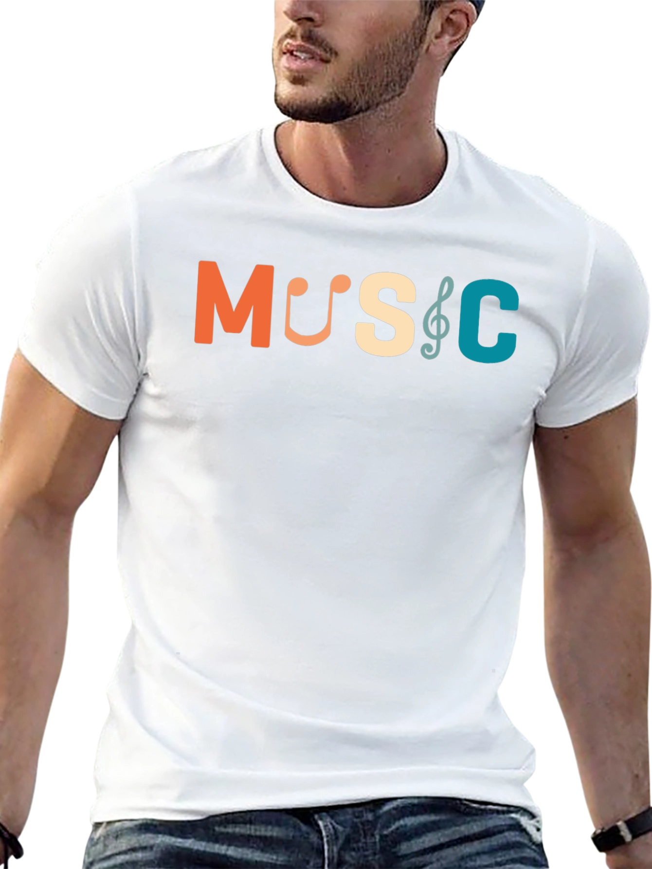 Music Themed Graphic T-Shirt | Soft Cotton Blend Tee