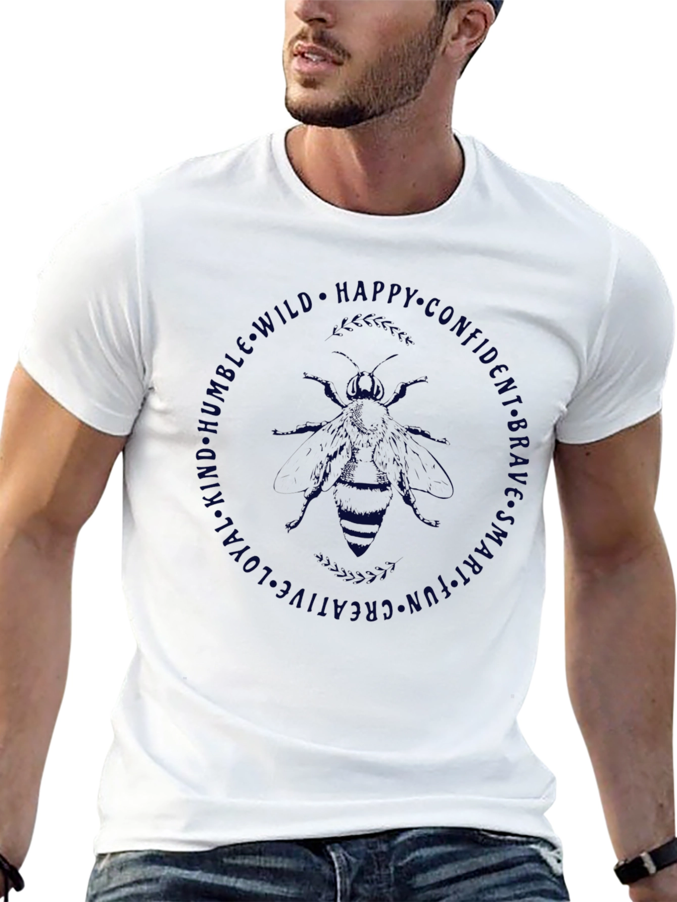 Bee Kind Graphic Tee - Humble Brave Creative