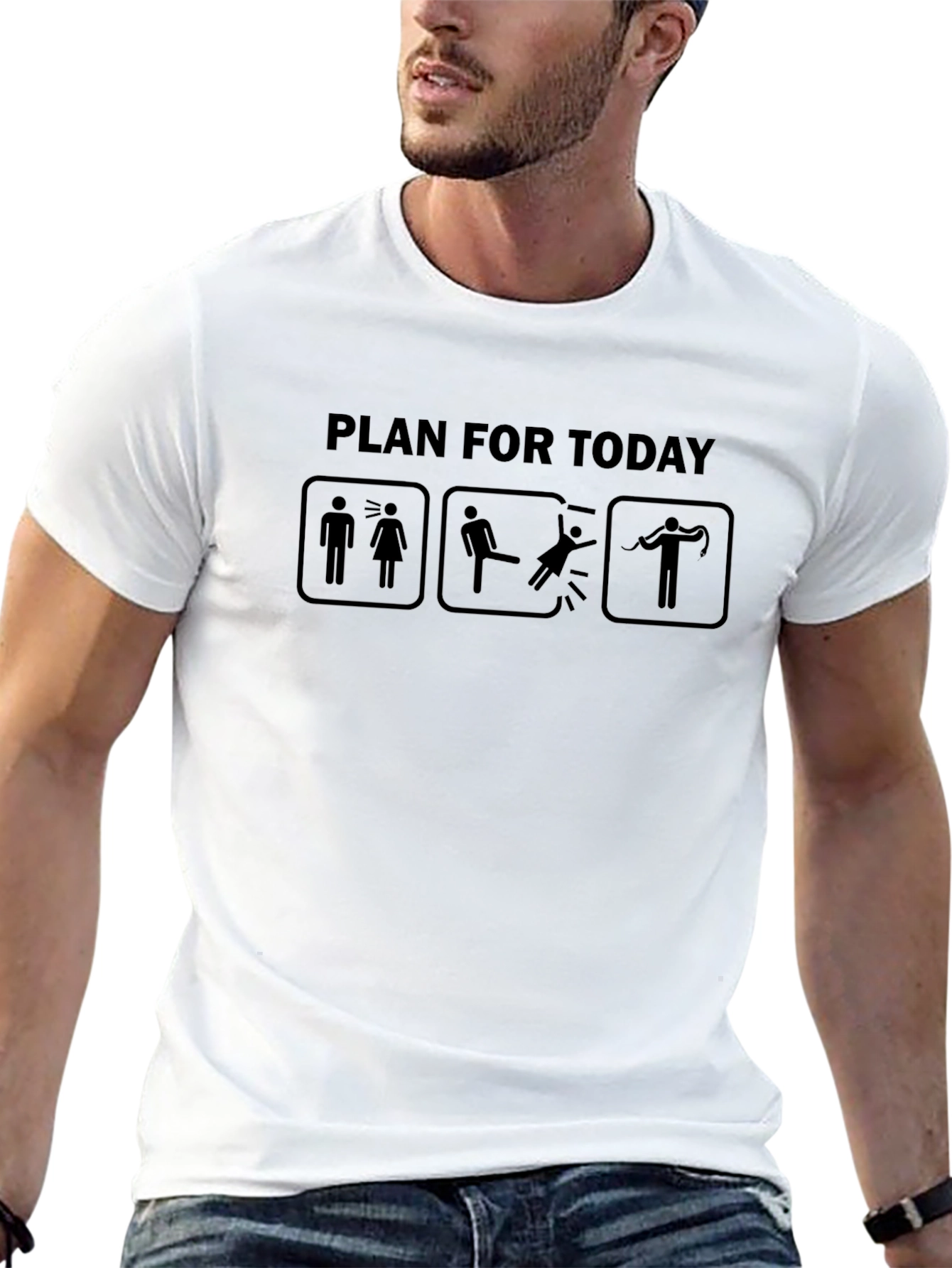 Funny Plan for Today Graphic Tee