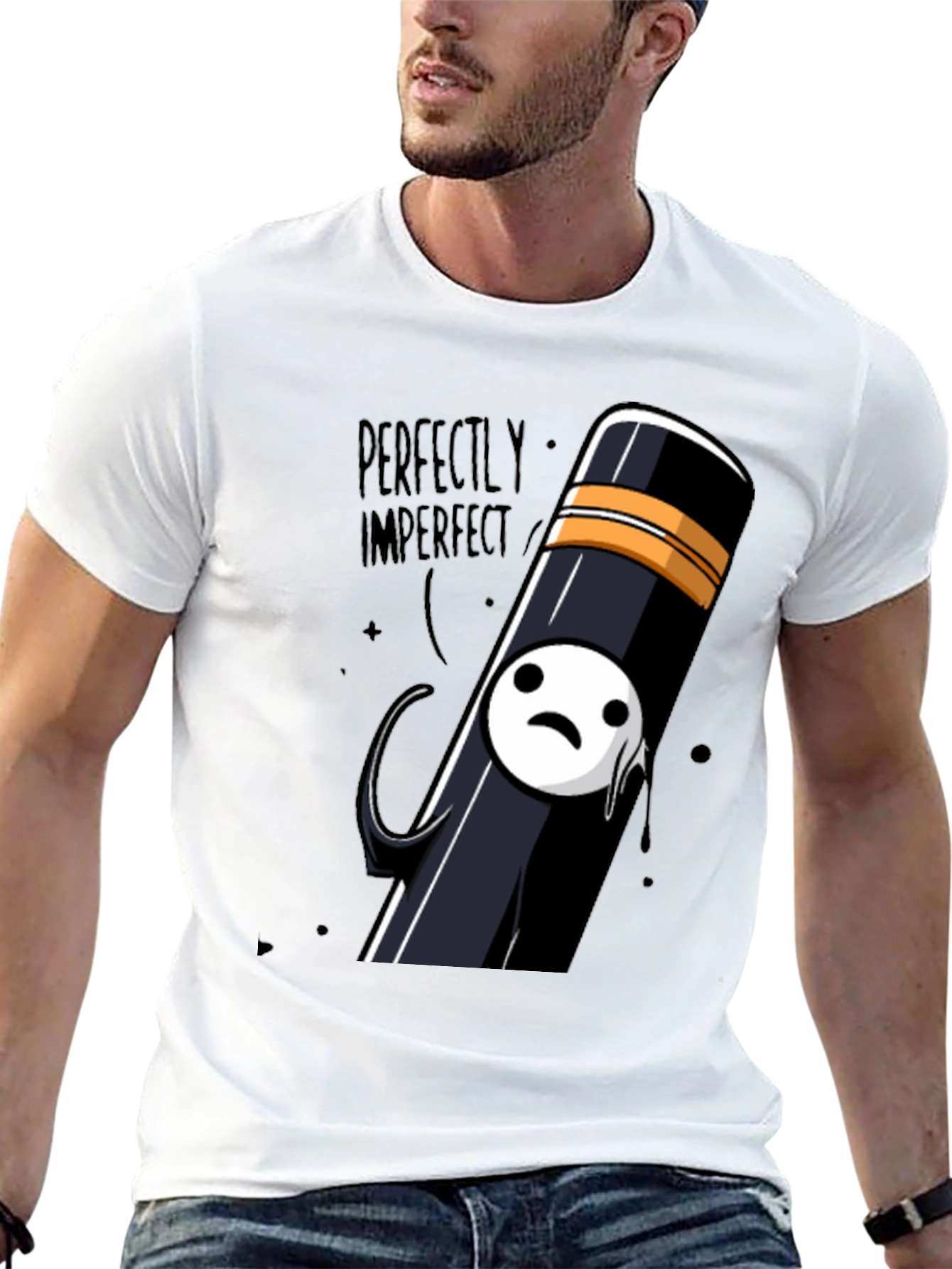 Perfectly Imperfect Cartoon Graphic T-Shirt