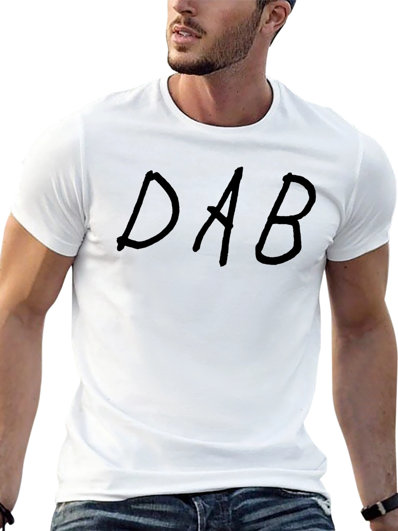 DAB Graphic T-Shirt - Black Crew Neck Tee