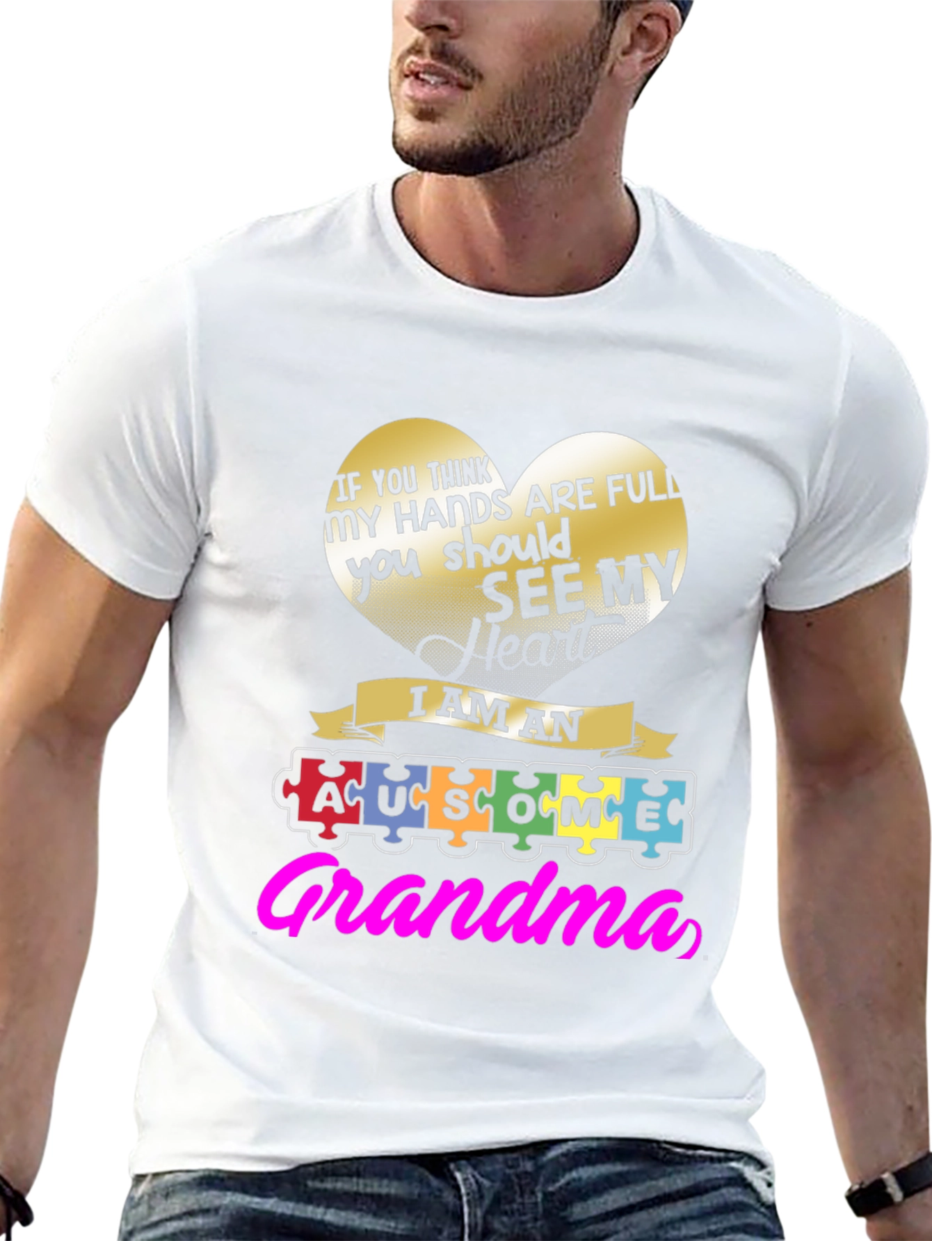 Autism Awareness Grandma T-Shirt