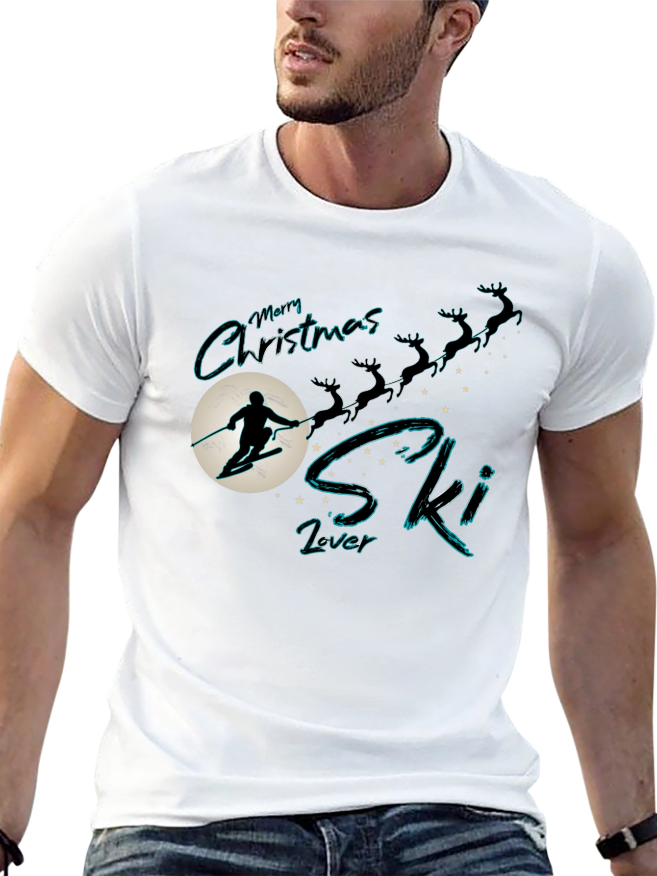 Christmas Ski Lover T-Shirt