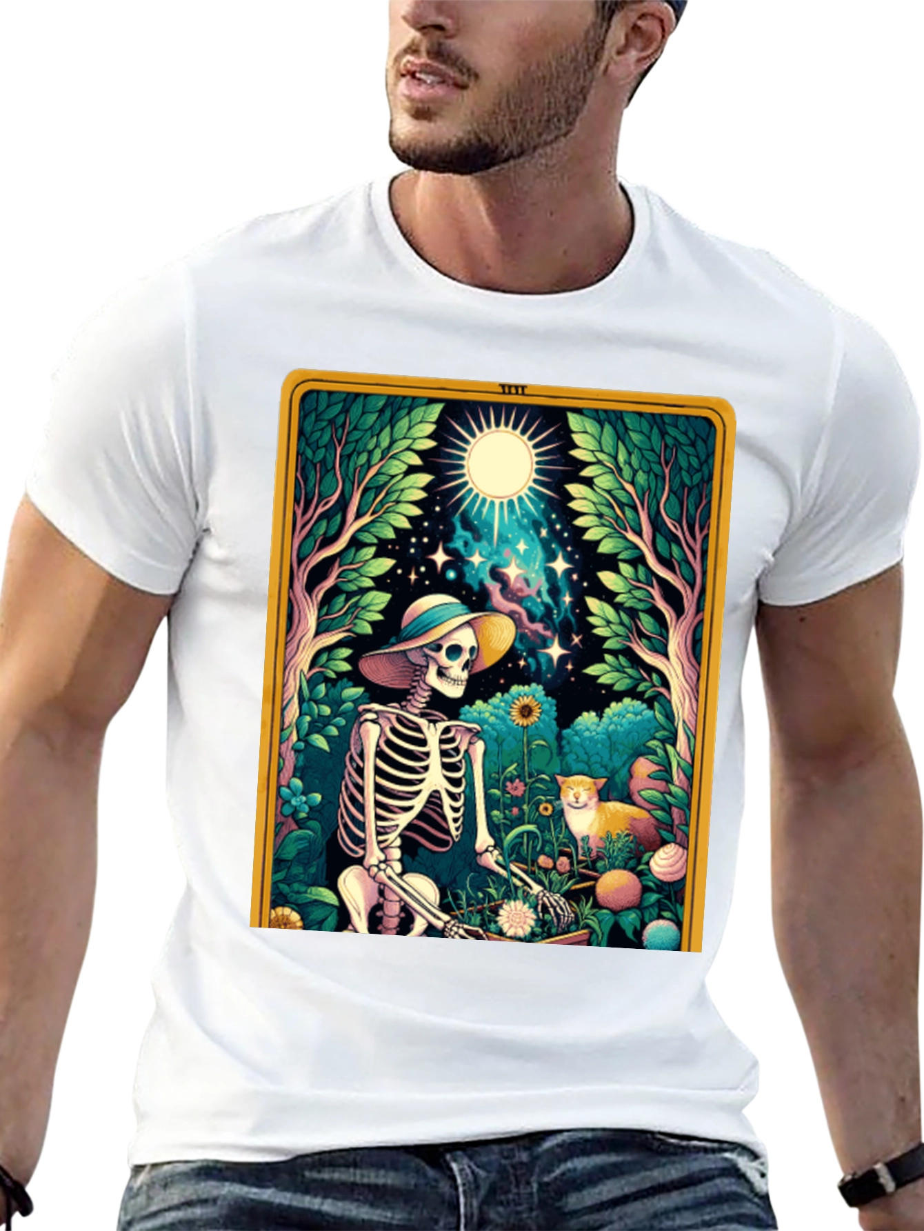 Skeleton Gardener Graphic Tee