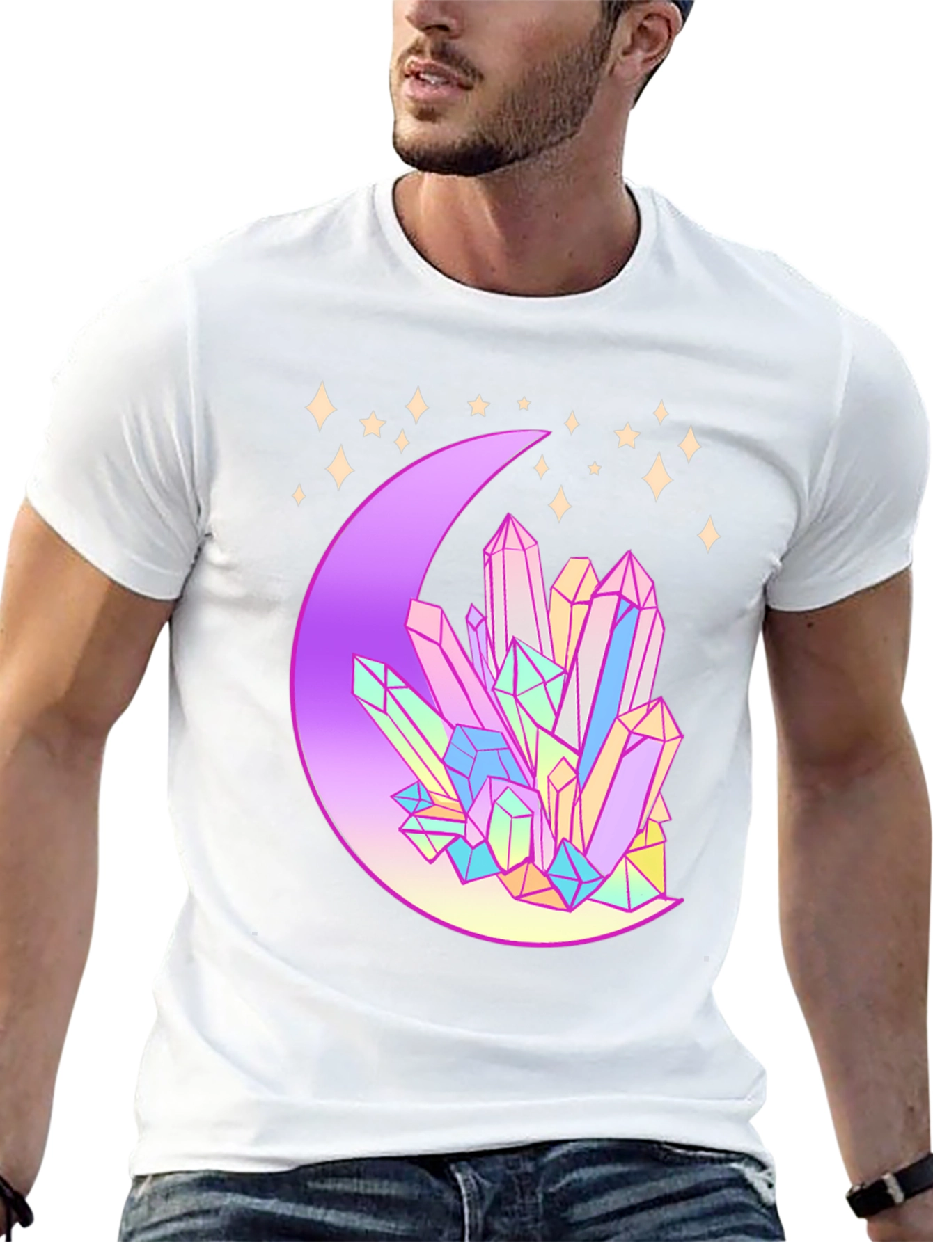 Crystal Moon Graphic T-Shirt