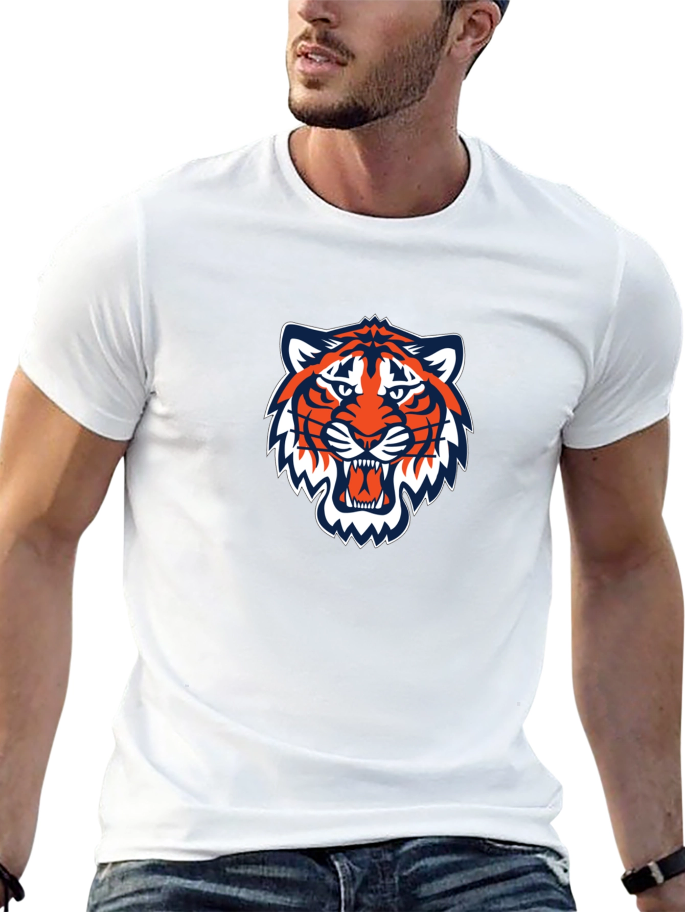 Tiger Graphic Black T-Shirt