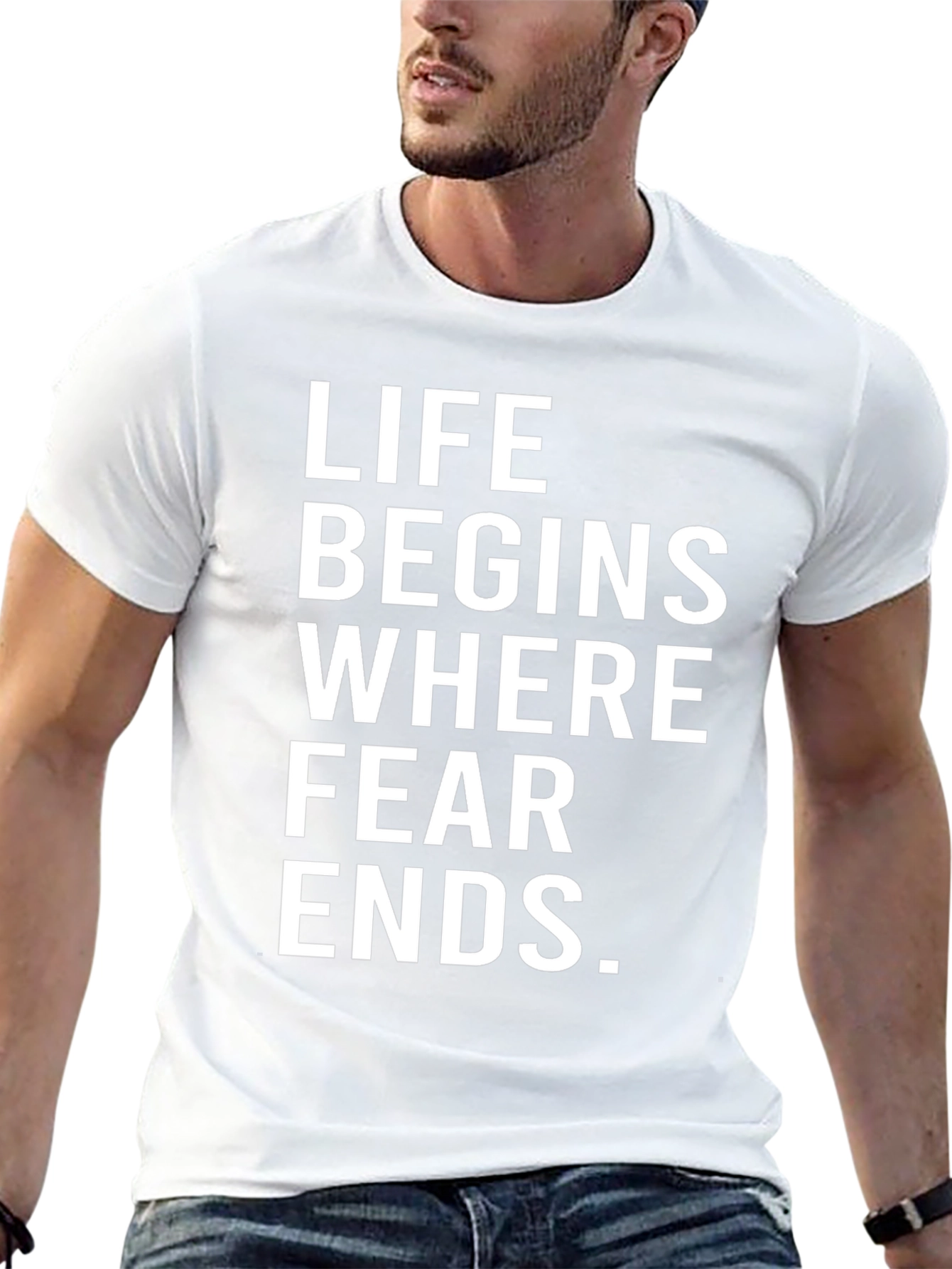 Life Begins Where Fear Ends Graphic Tee