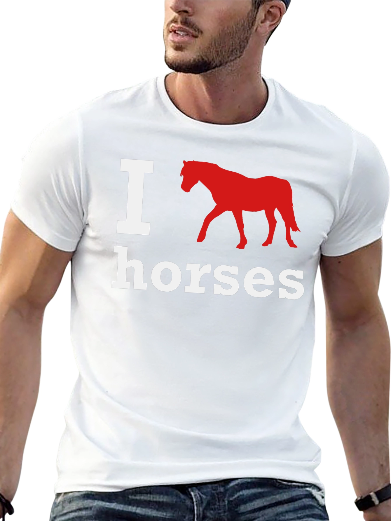 I Love Horses Graphic T-Shirt
