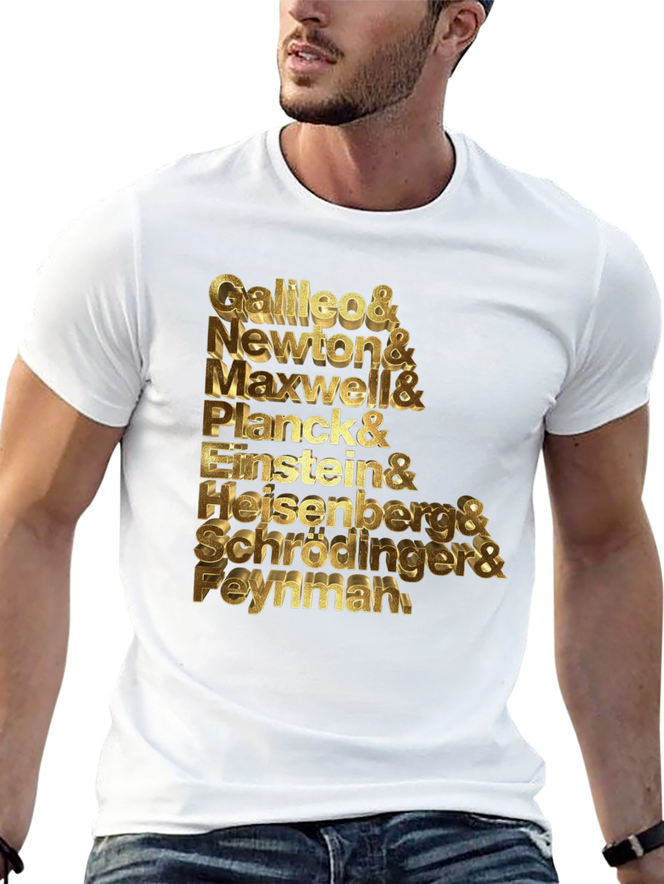 Scientist Names Black T-Shirt