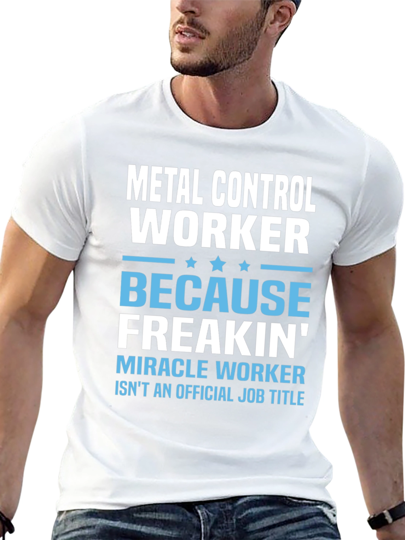 Metal Control Worker Funny Job Title T-Shirt
