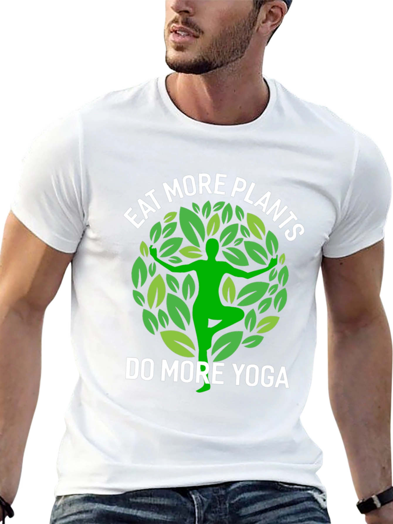 Eat More Plants Do More Yoga T-Shirt