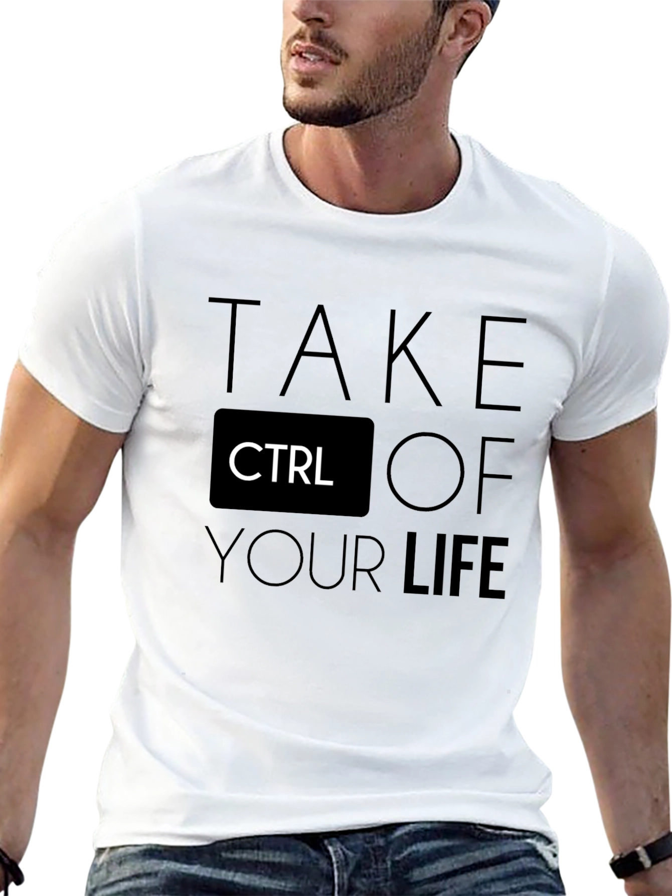 Take CTRL of Your Life Black T-Shirt