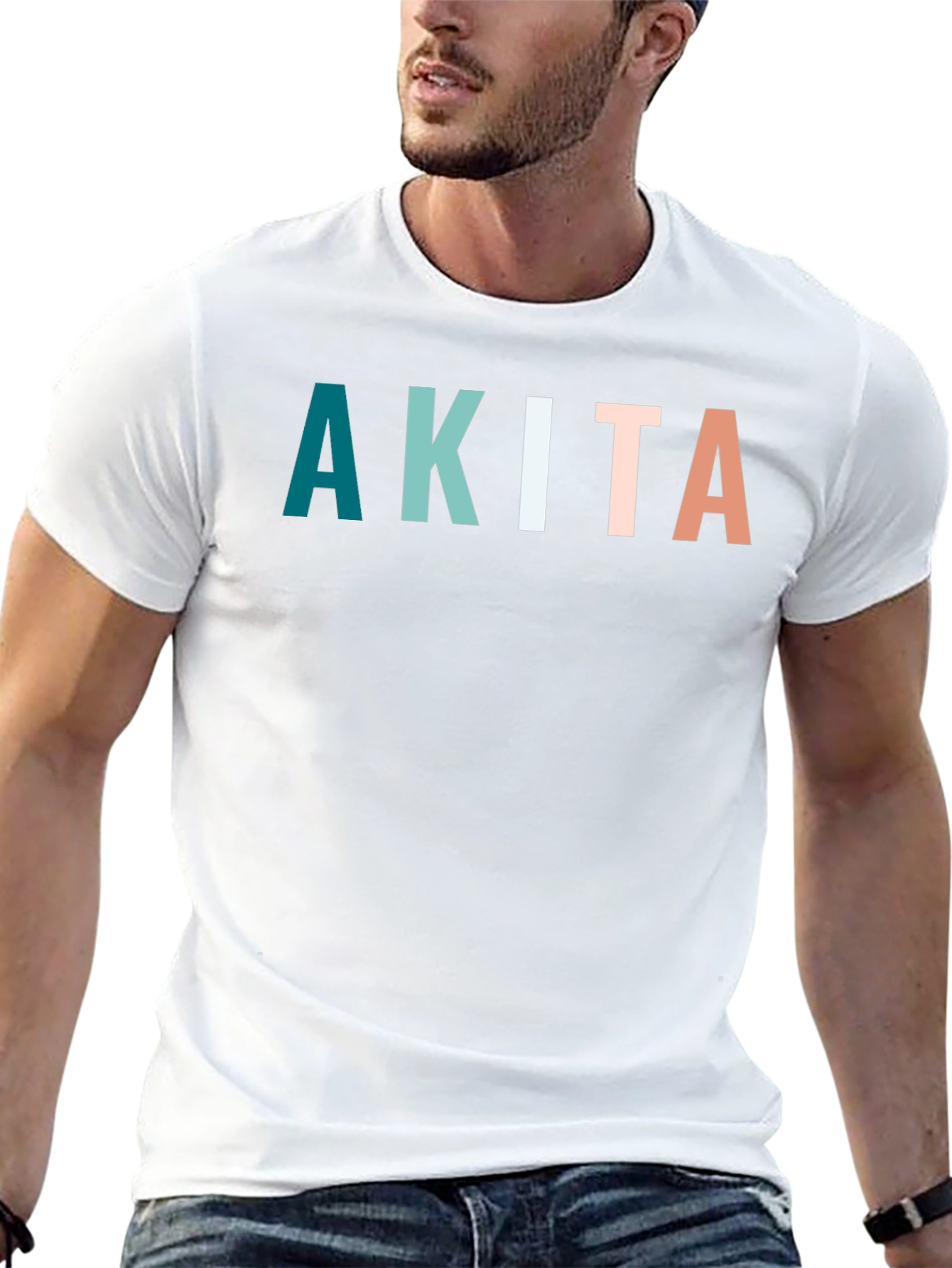 Akita Graphic Tee - Stylish Dog Lovers T-Shirt