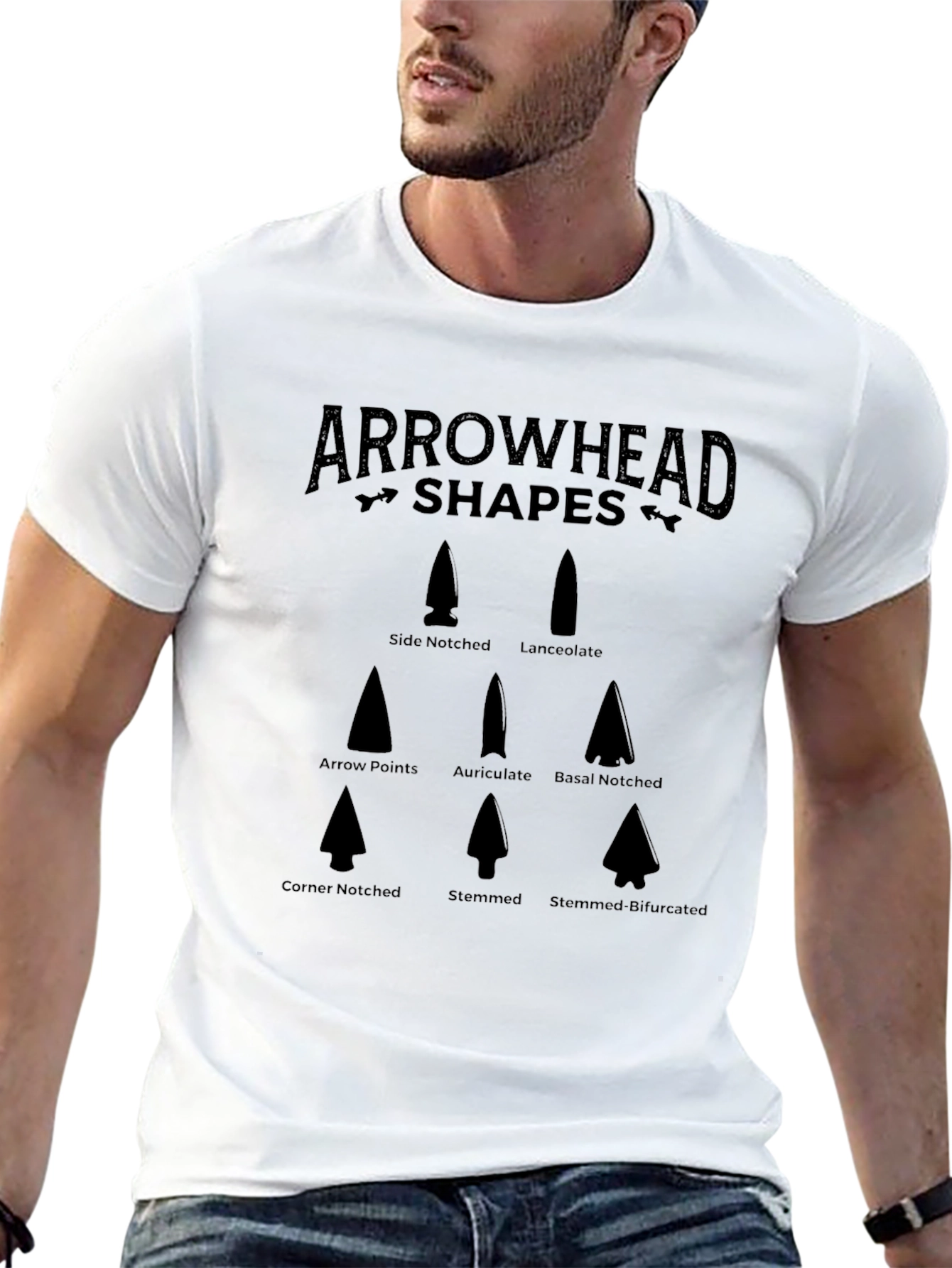 Arrowhead Shapes T-Shirt - Archaeology Tee