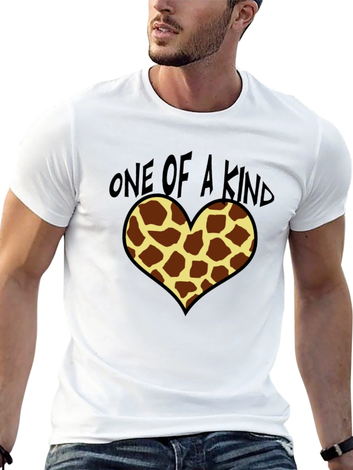 One of a Kind Giraffe Heart Tee