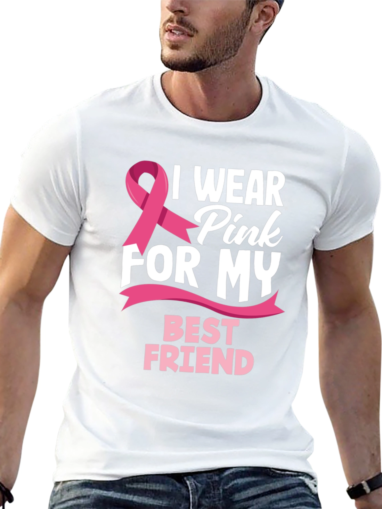 I Wear Pink for My Best Friend T-Shirt