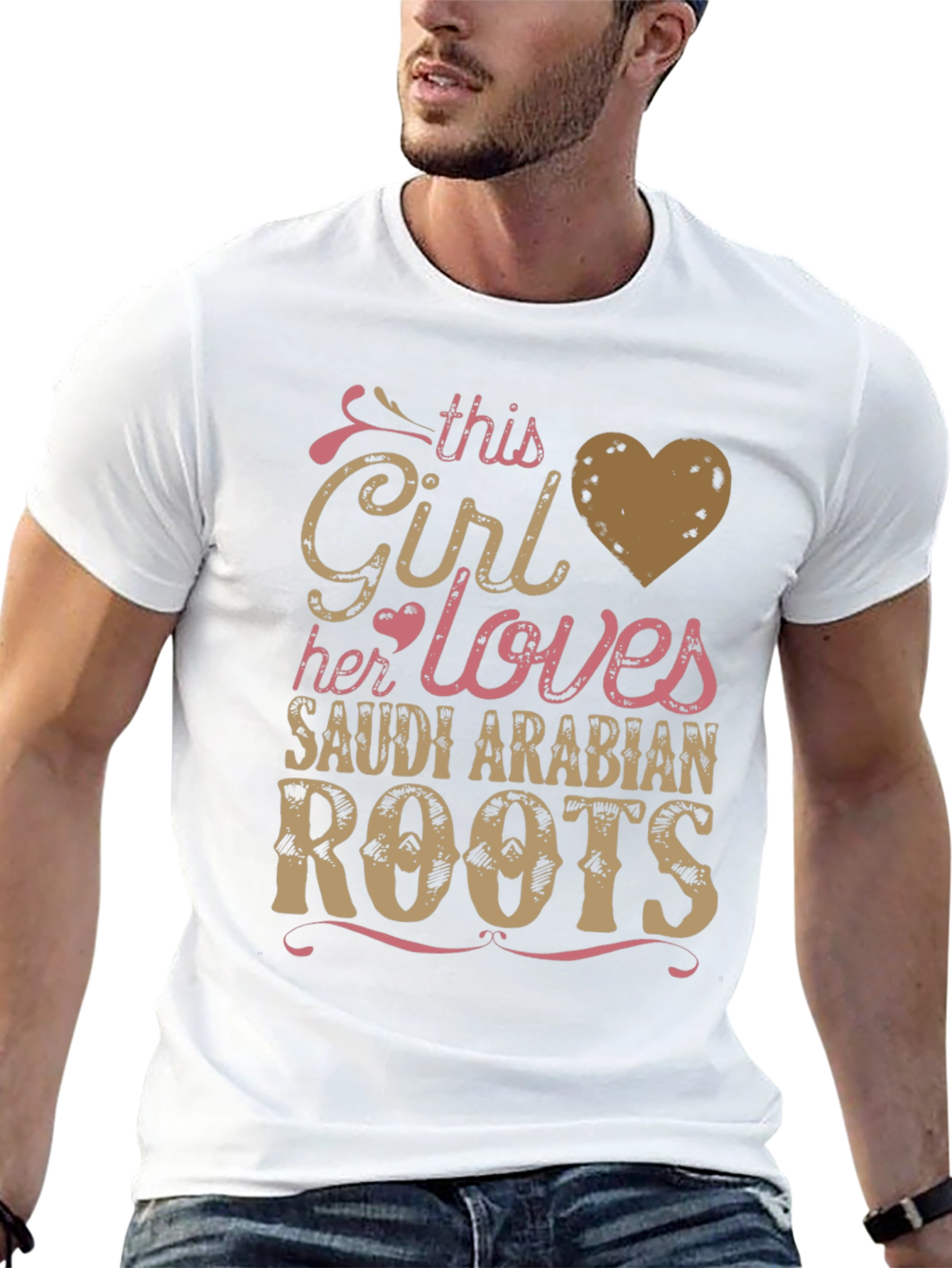 Saudi Arabian Roots T-Shirt - This Girl Loves