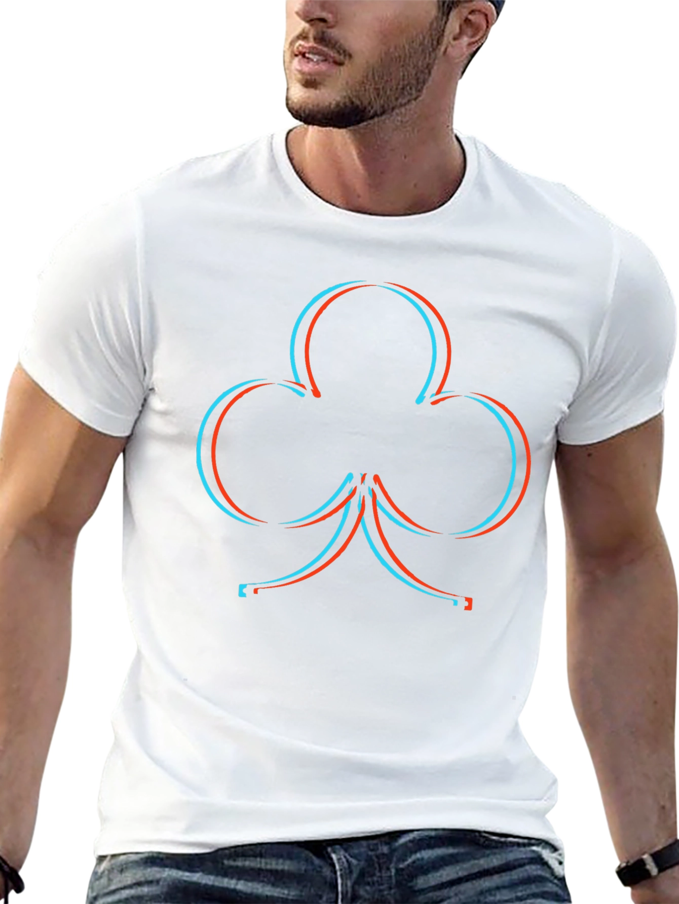 Club Graphic Tee - Mens Black Cotton T-Shirt