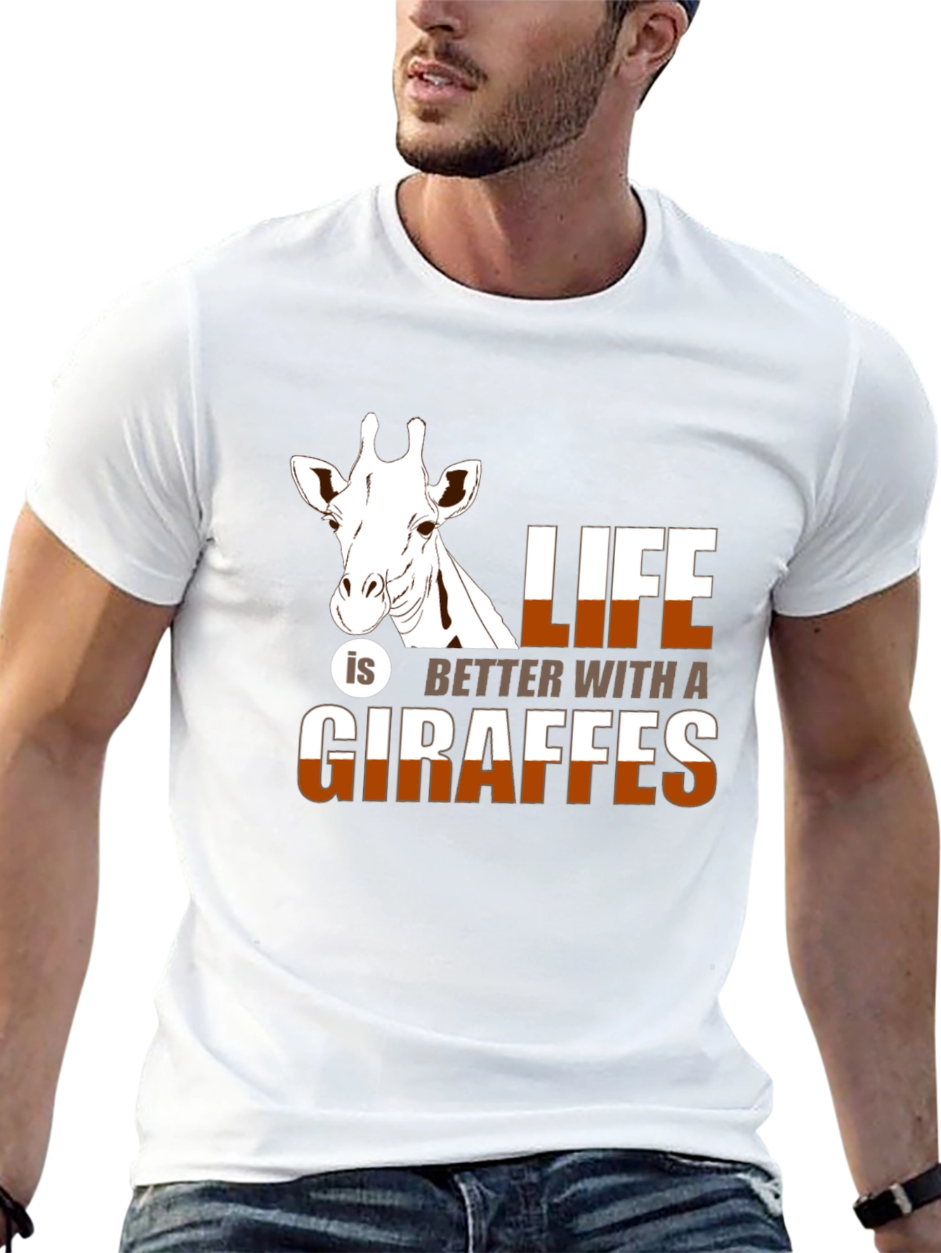 Giraffe Life T-Shirt - Better with Giraffes!