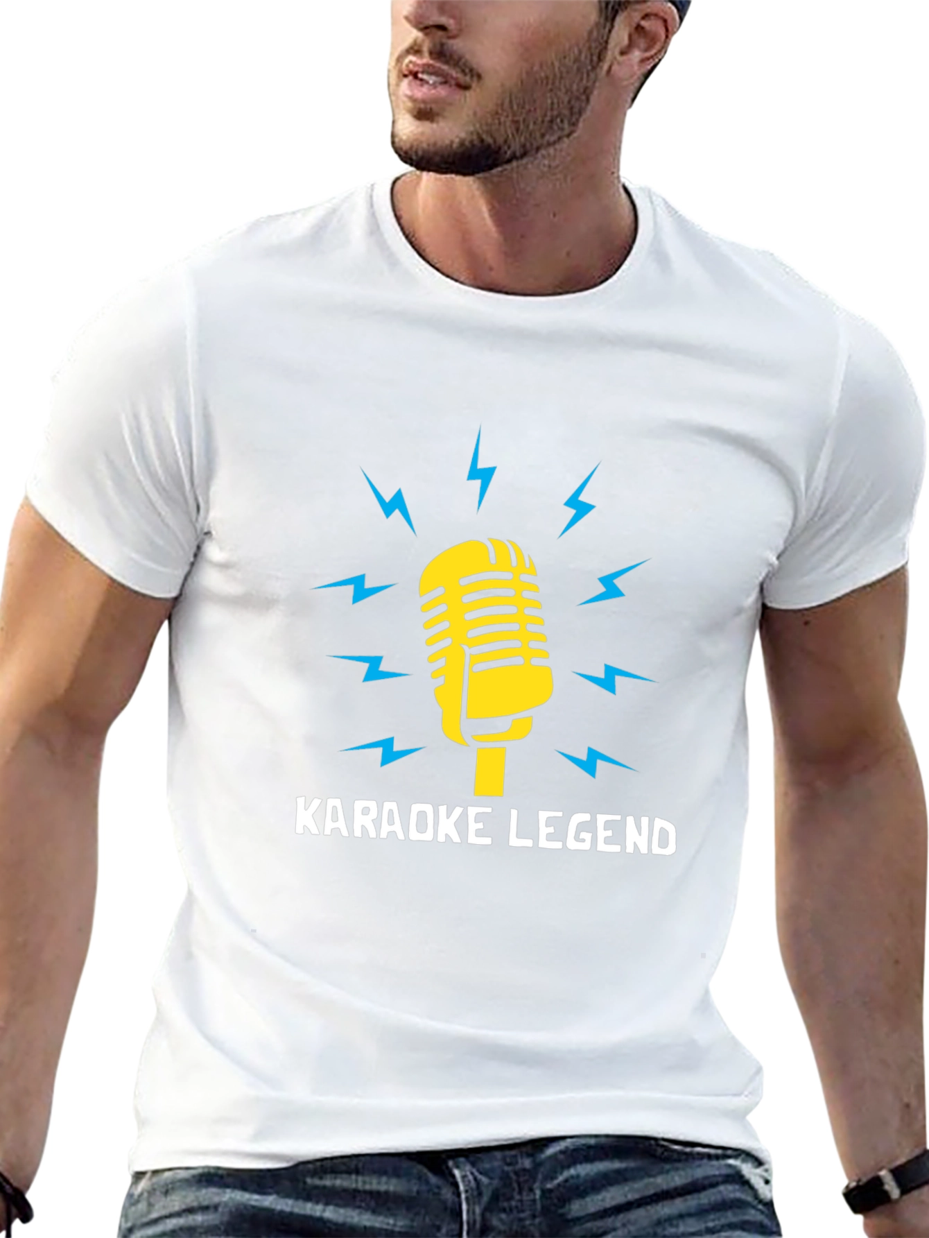 Karaoke Legend Graphic Tee - Music Lover T-Shirt