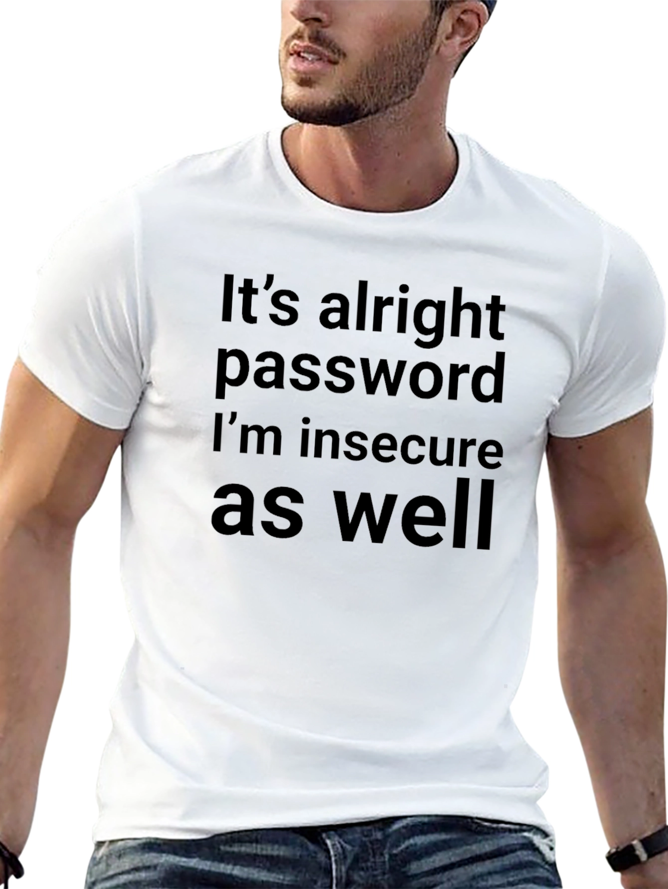 Its Alright Password Funny Graphic T-Shirt