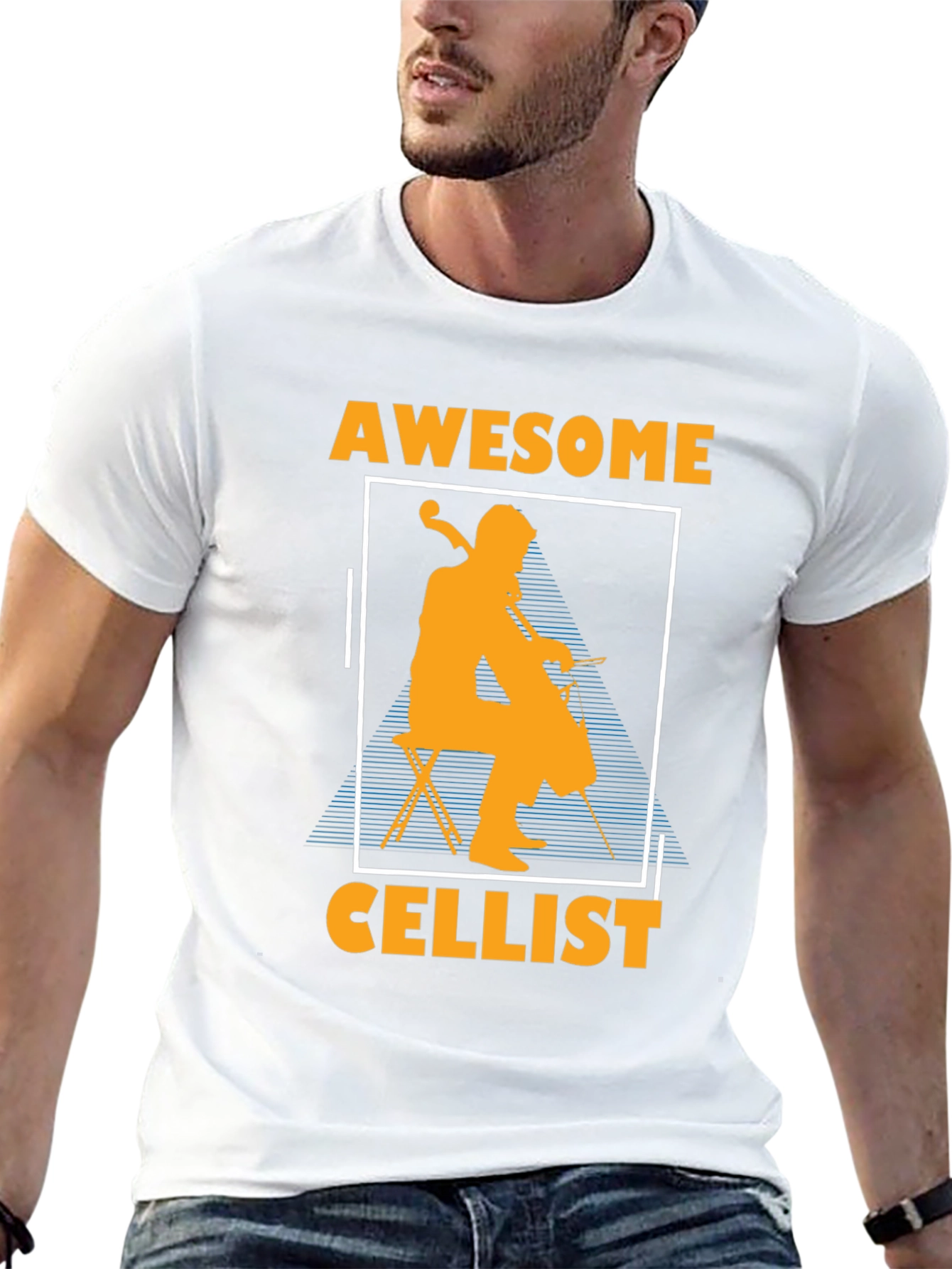 Awesome Cellist T-Shirt - Music Lover Tee