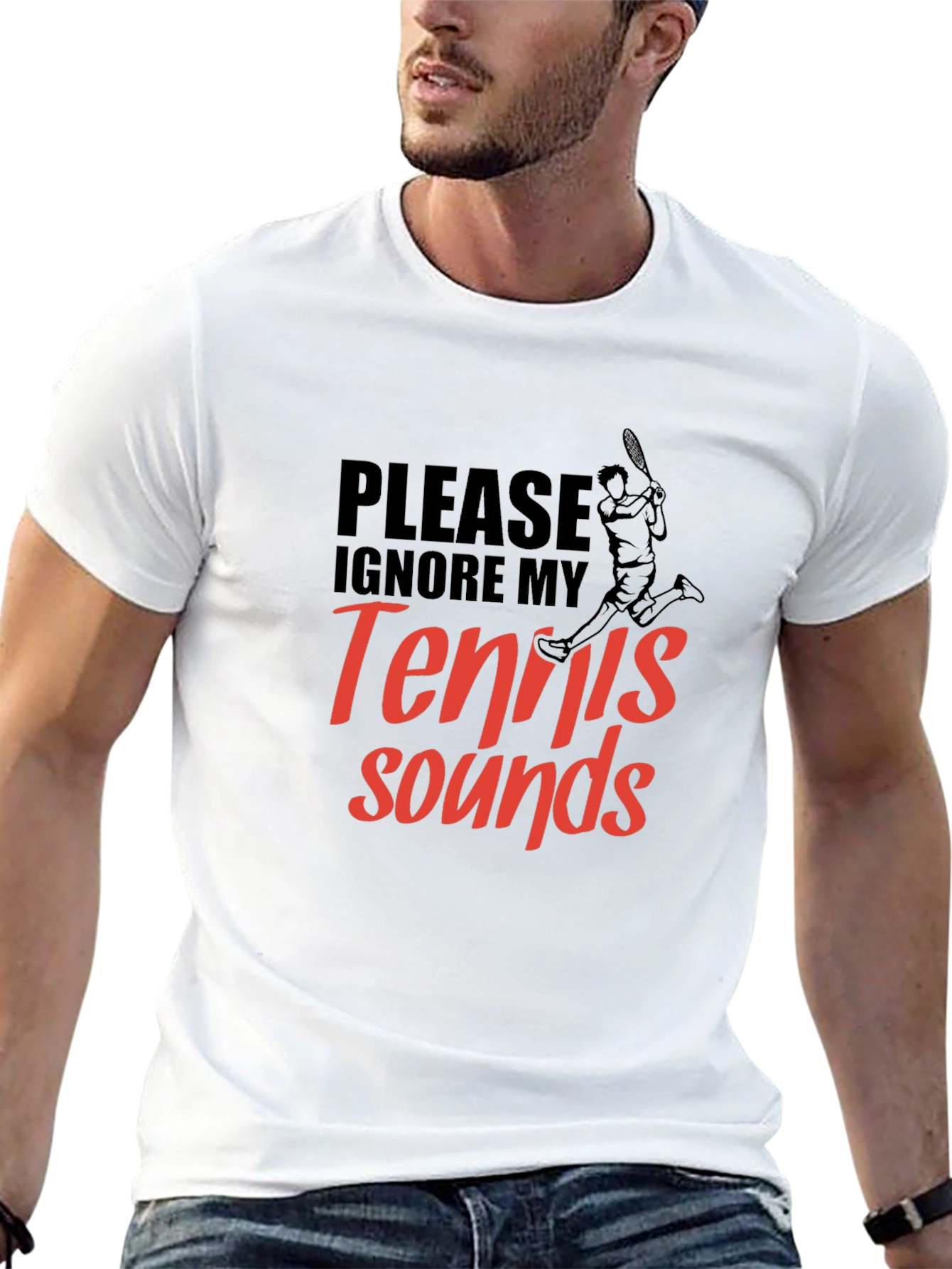 Funny Tennis Player T-Shirt