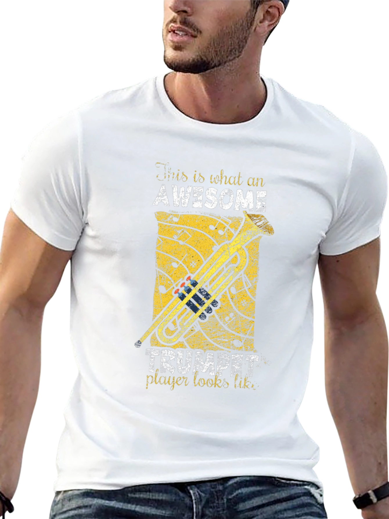 Awesome Trumpet Player T-Shirt
