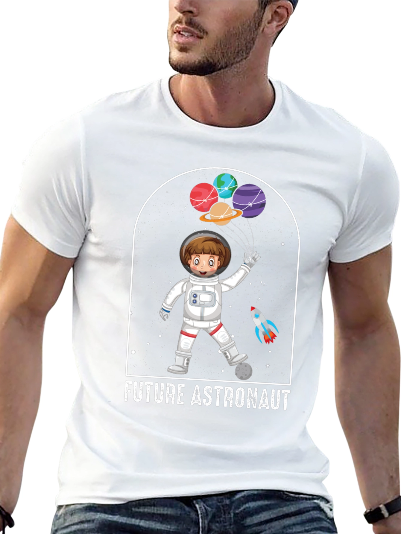 Future Astronaut T-Shirt - Space Exploration Kids Tee