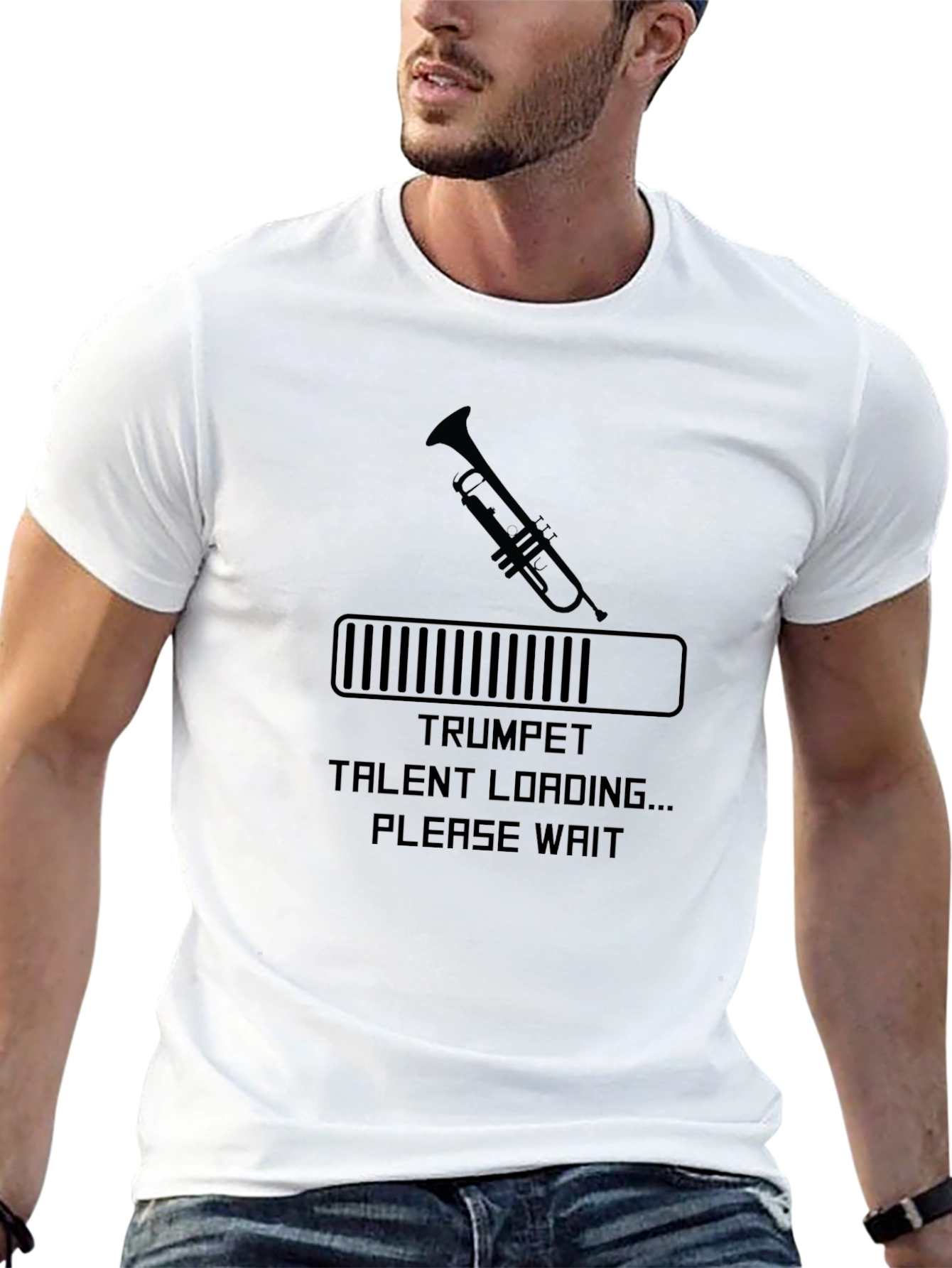 Trumpet Talent Loading Funny Musician T-Shirt