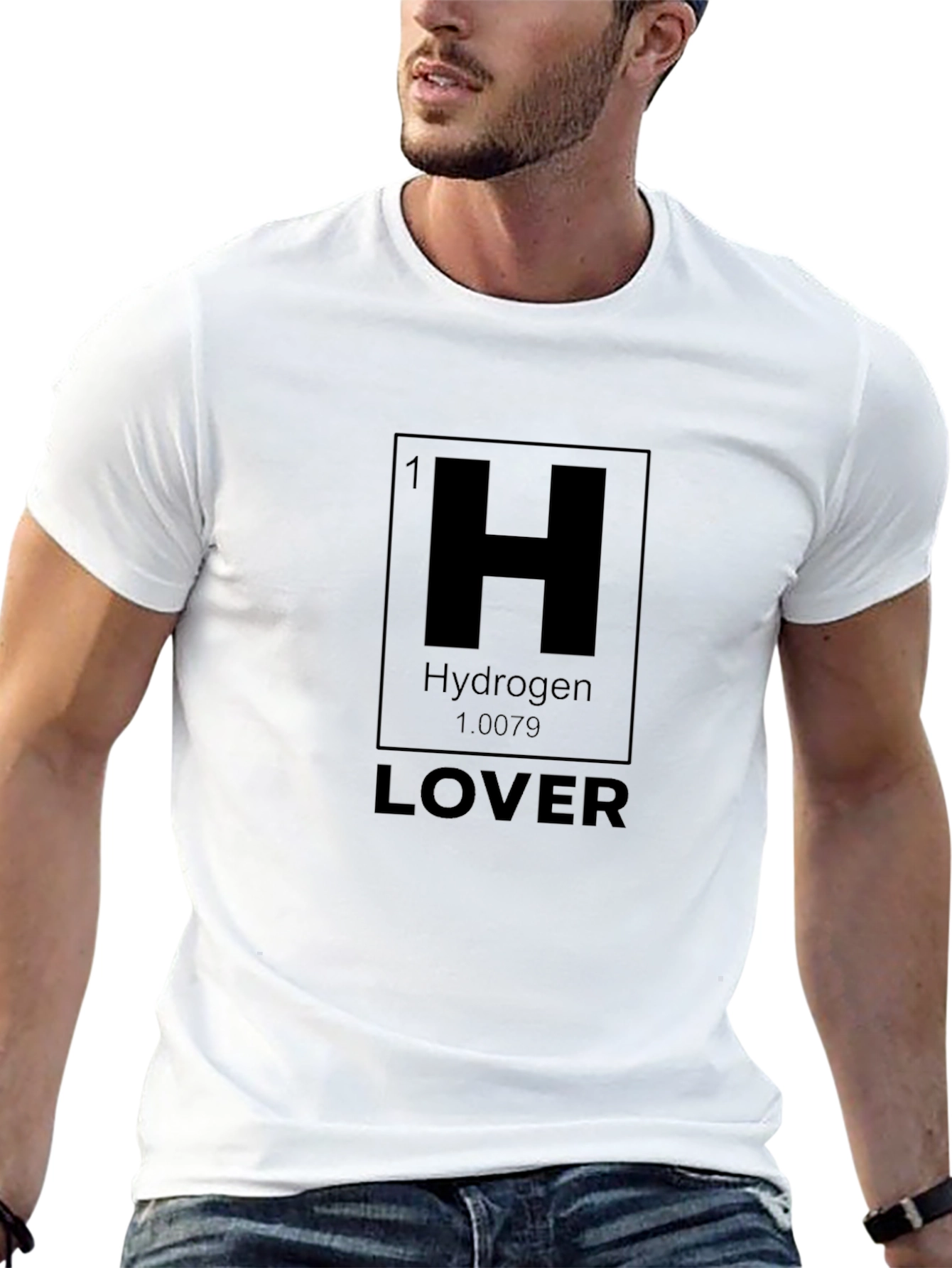 Hydrogen Lover Black T-Shirt - Chemistry Humor Tee