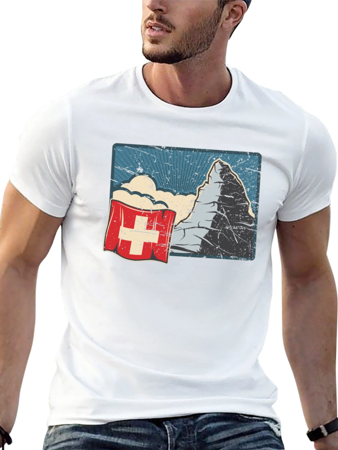 Swiss Mountain T-Shirt - Classic Design