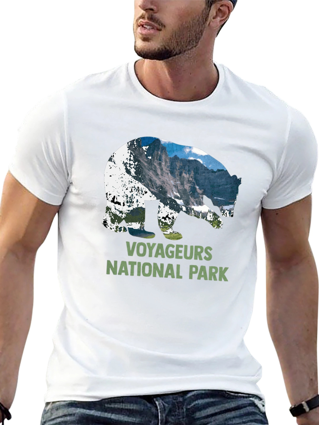 Voyageurs National Park Bear Silhouette T-Shirt