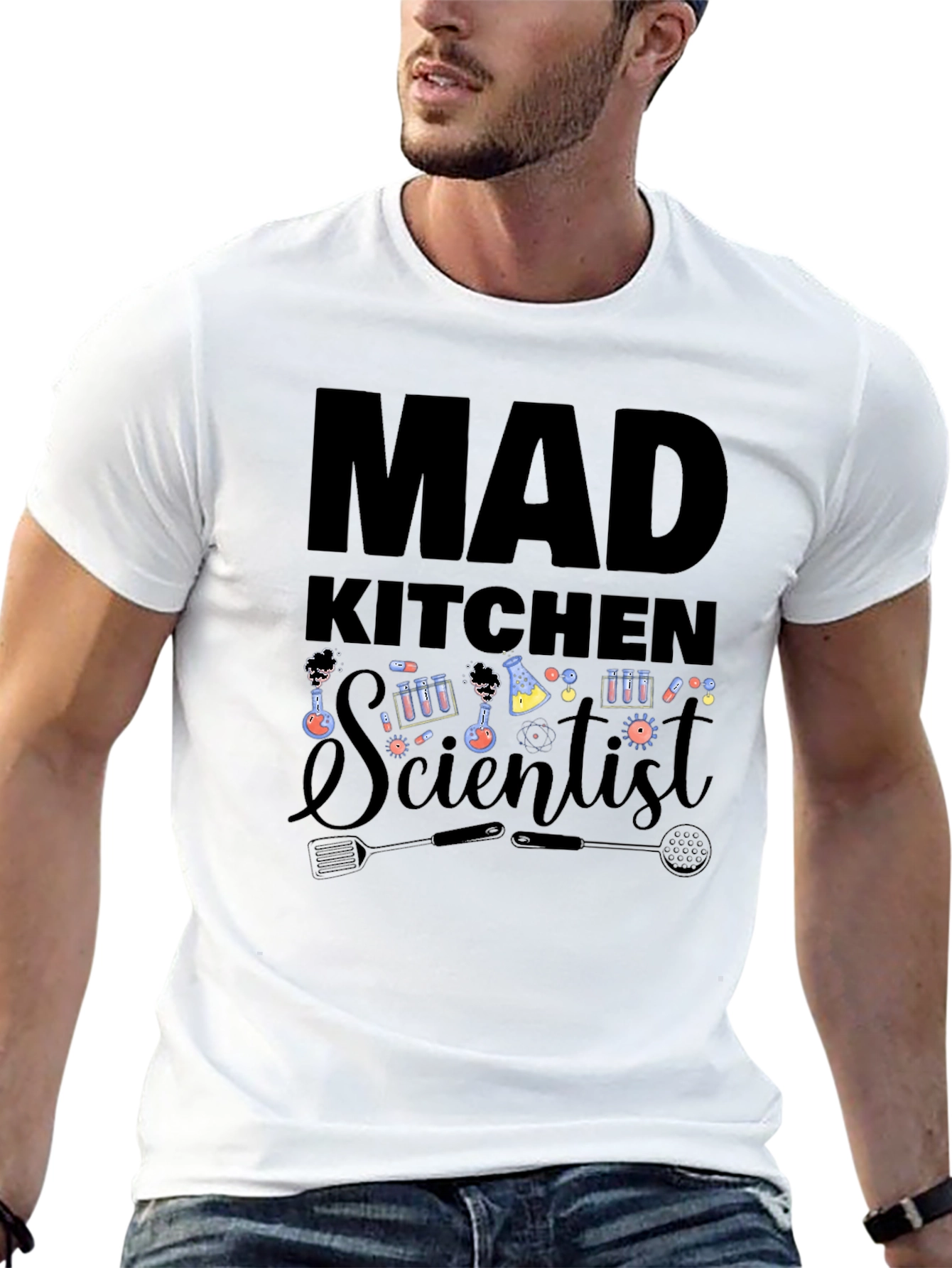 Mad Kitchen Scientist Graphic T-Shirt