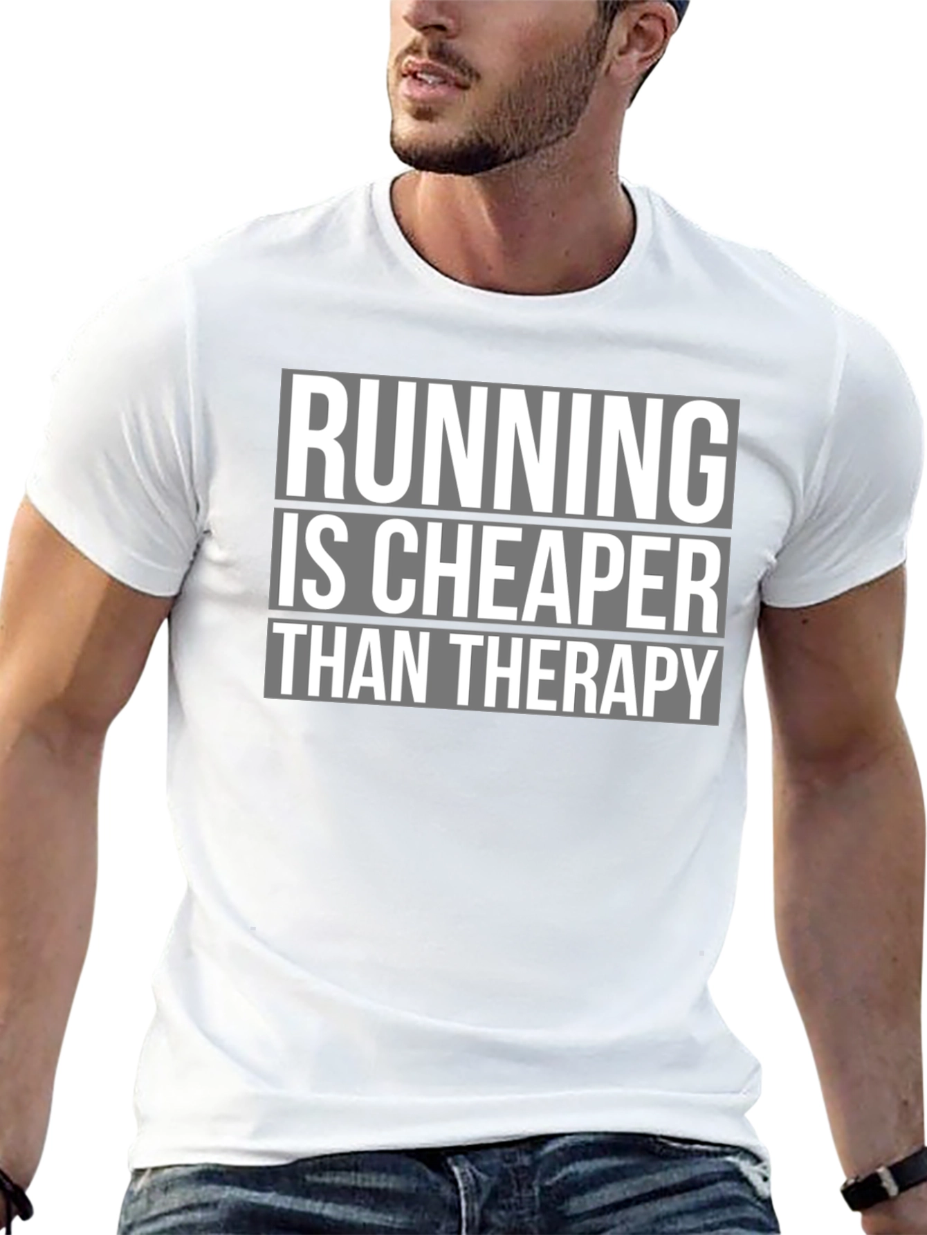 Running is Cheaper Than Therapy - Graphic Tee