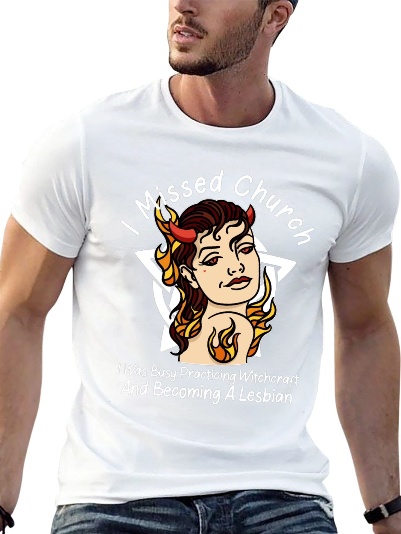 Witchcraft Lesbian Black T-Shirt