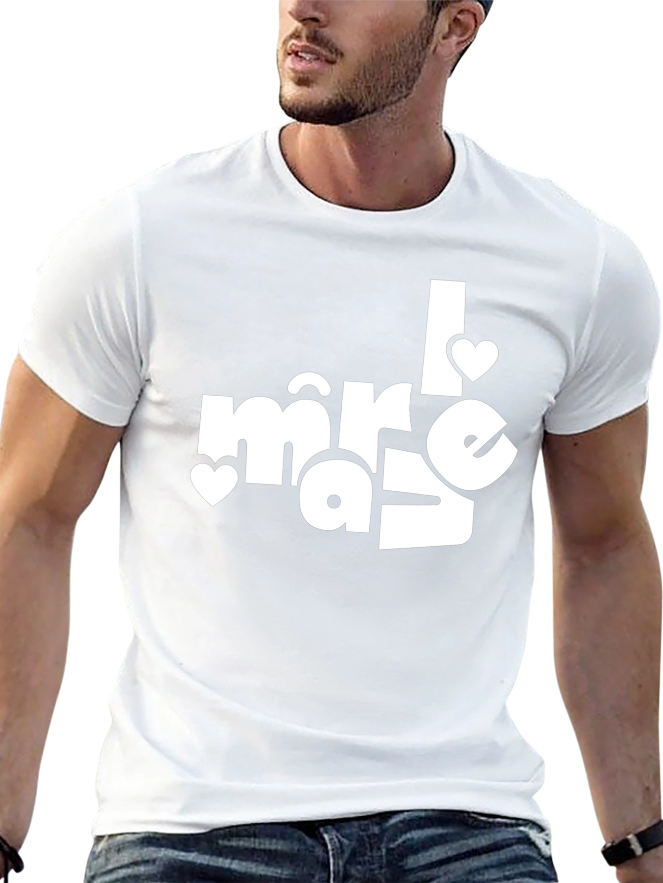 I Love Mere T-Shirt - Black Cotton Tee